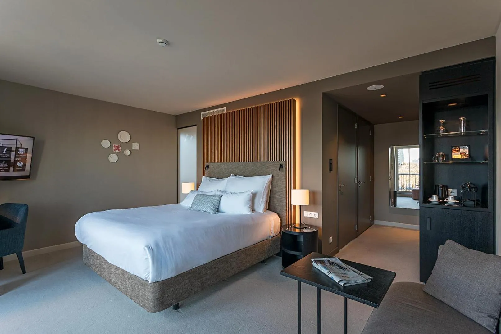 Bed in Pestana Amsterdam Riverside