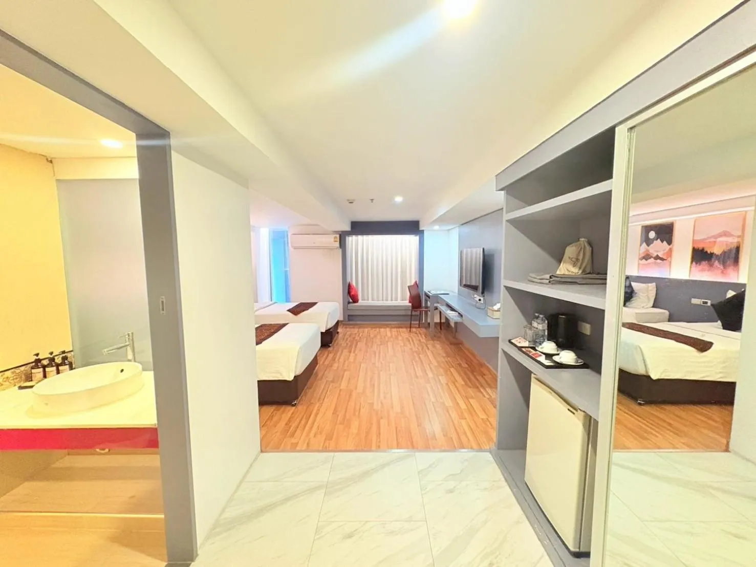 Bed in I Residence Hotel Silom