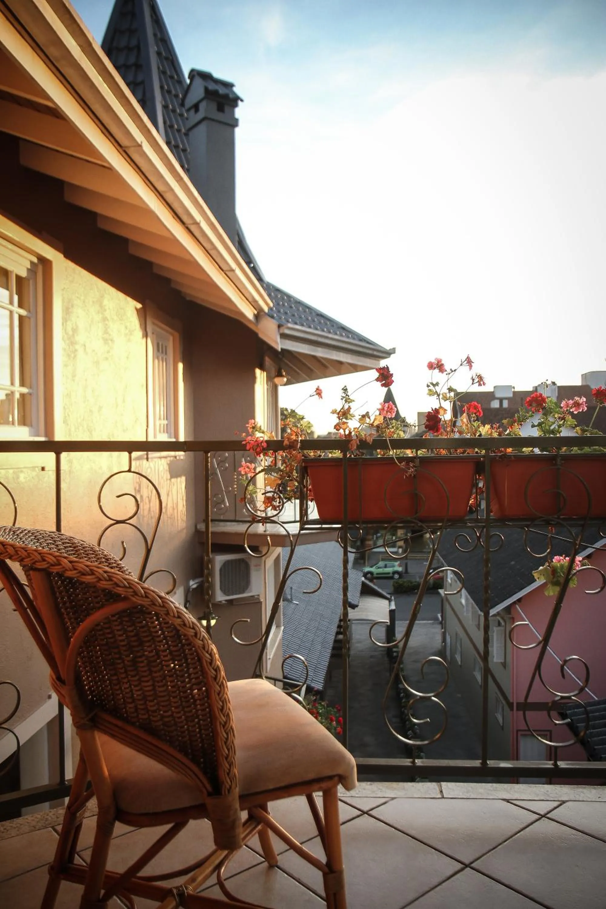 Balcony/Terrace in Pousada Bella Terra