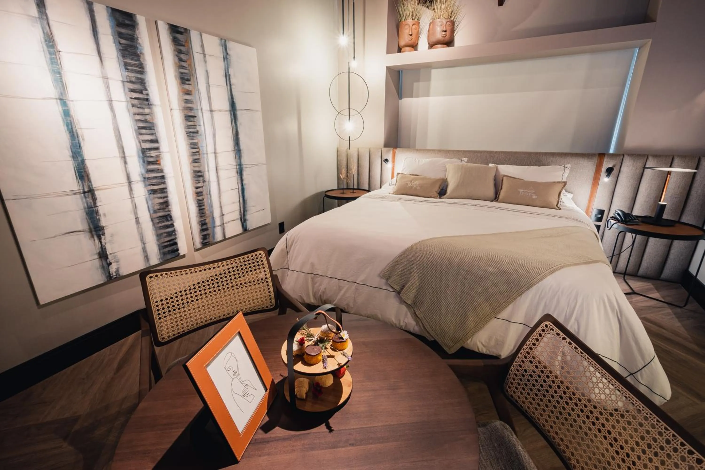 Bed in Pousada Bella Terra