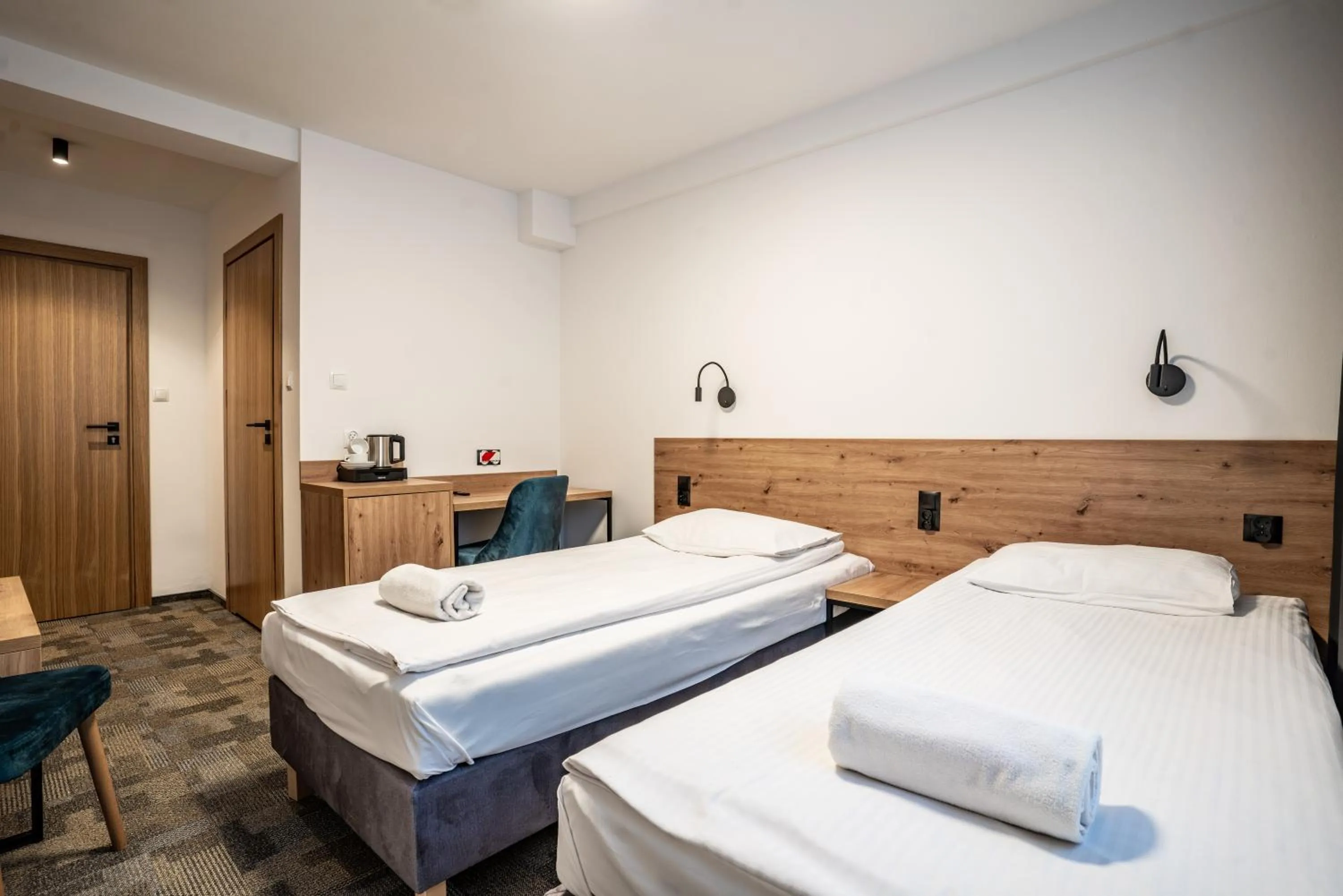Bed in Hotel Ukiel Wellness & SPA