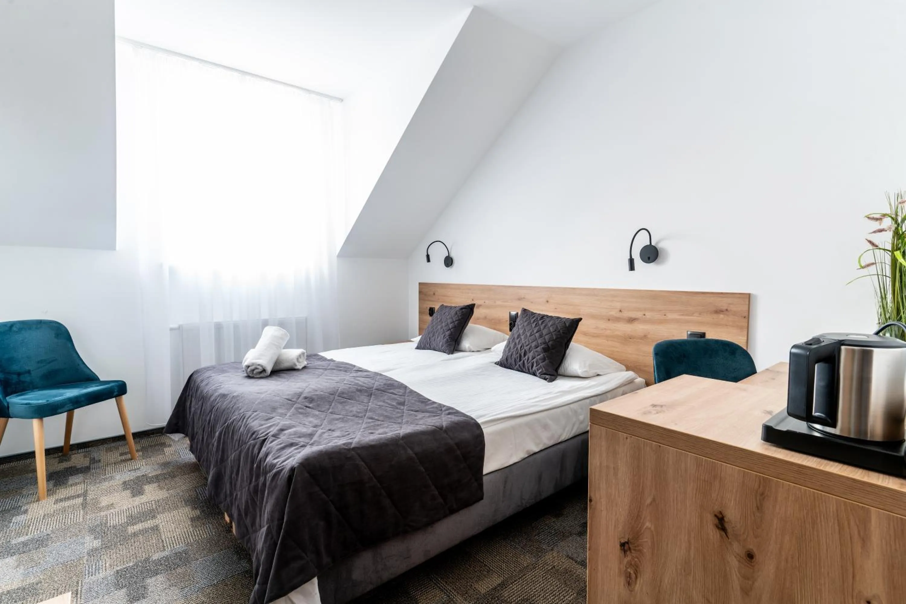 Bed in Hotel Ukiel Wellness & SPA