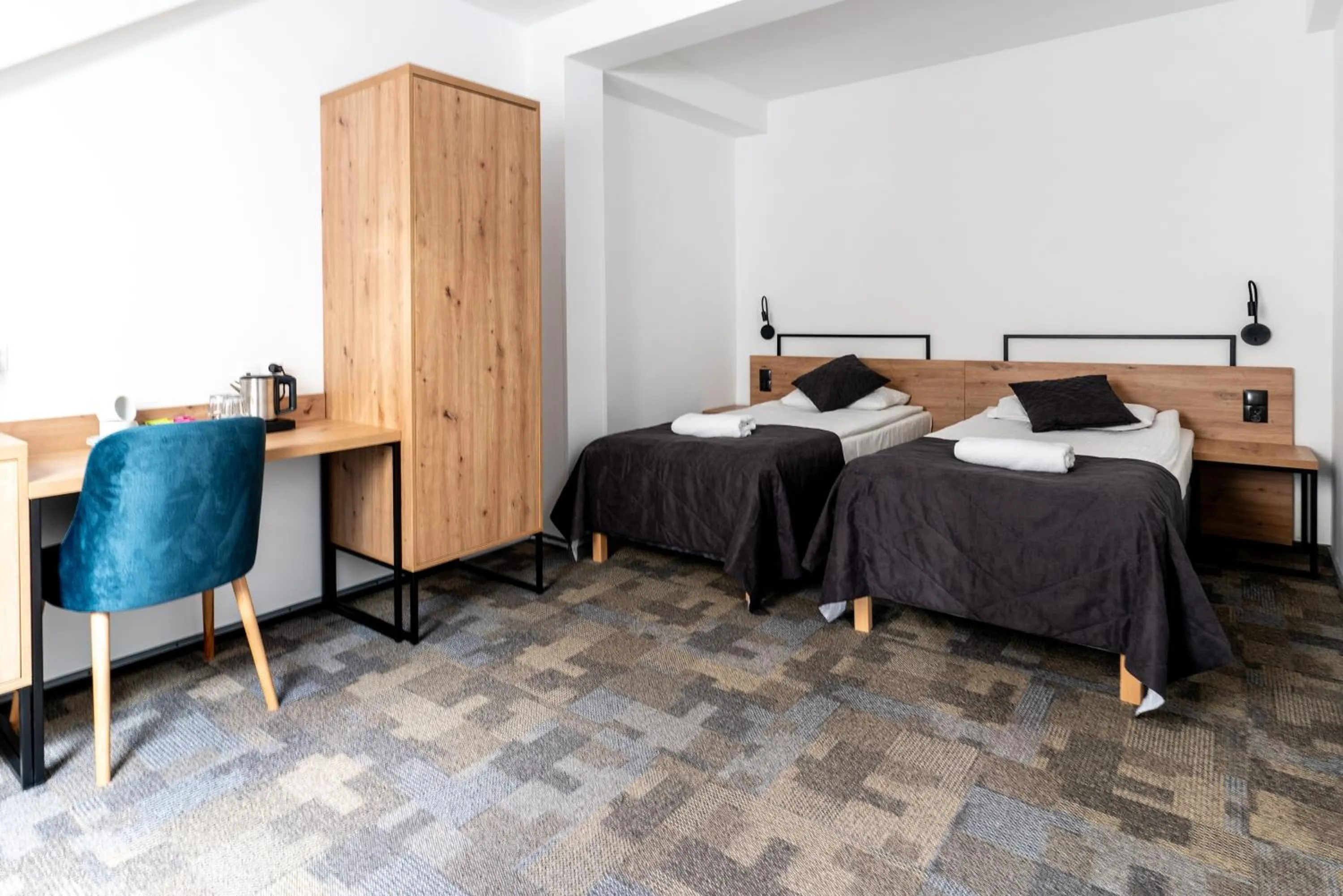 Bed in Hotel Ukiel Wellness & SPA