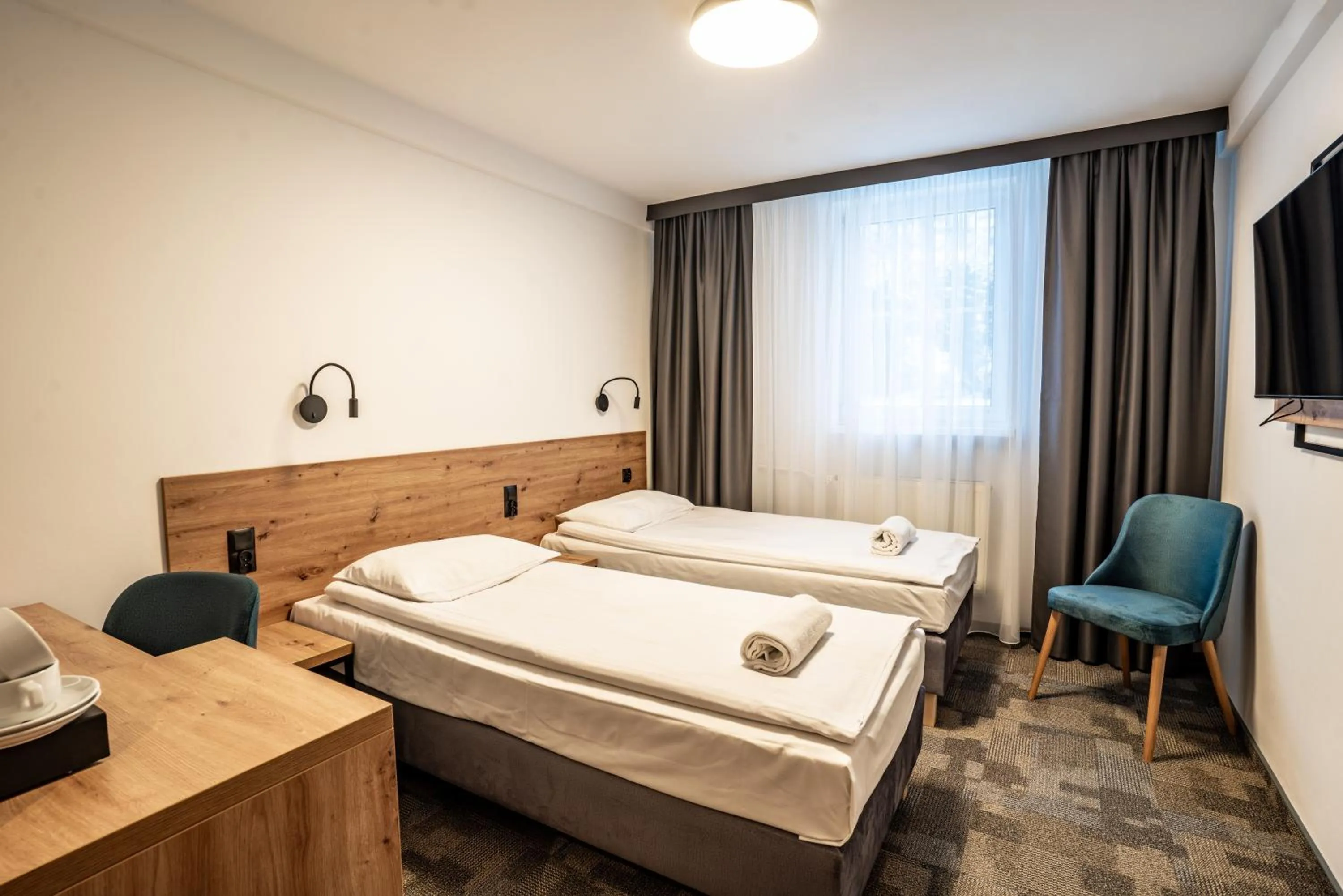 Bed in Hotel Ukiel Wellness & SPA