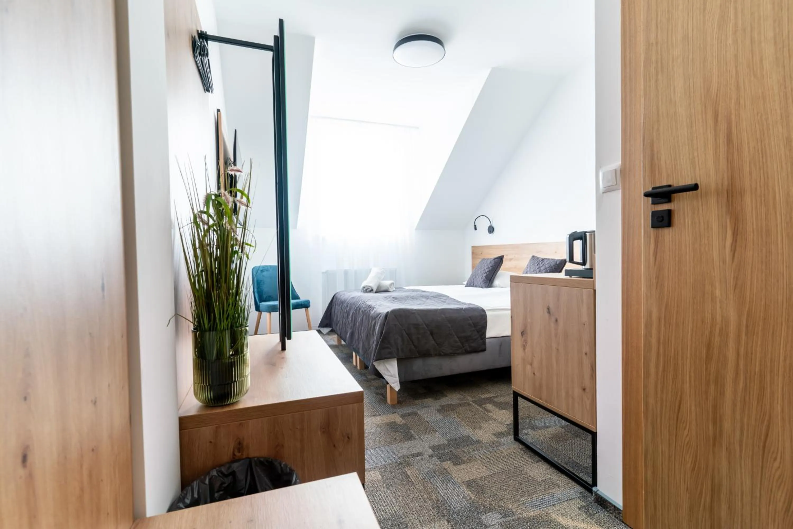 Bed in Hotel Ukiel Wellness & SPA