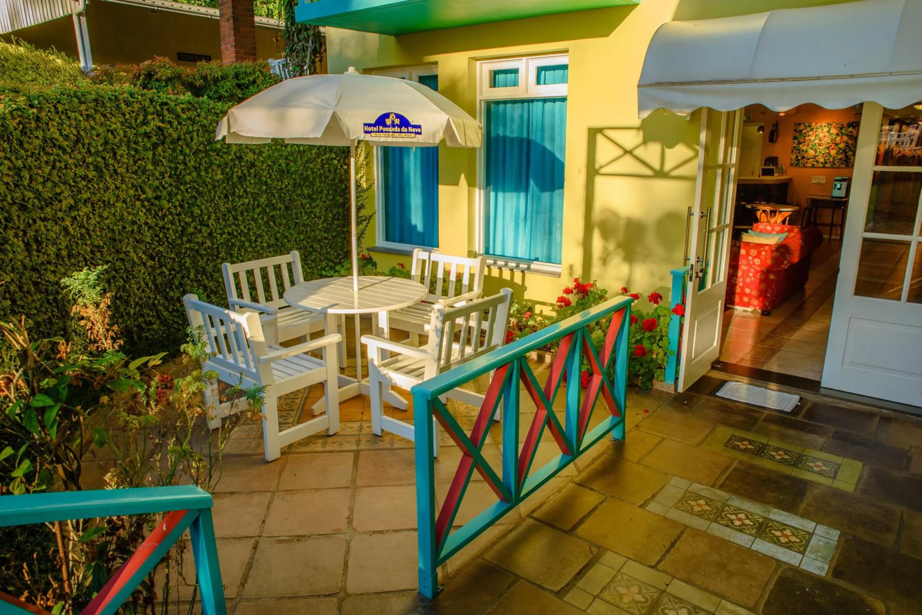Patio in Hotel Pousada da Neve