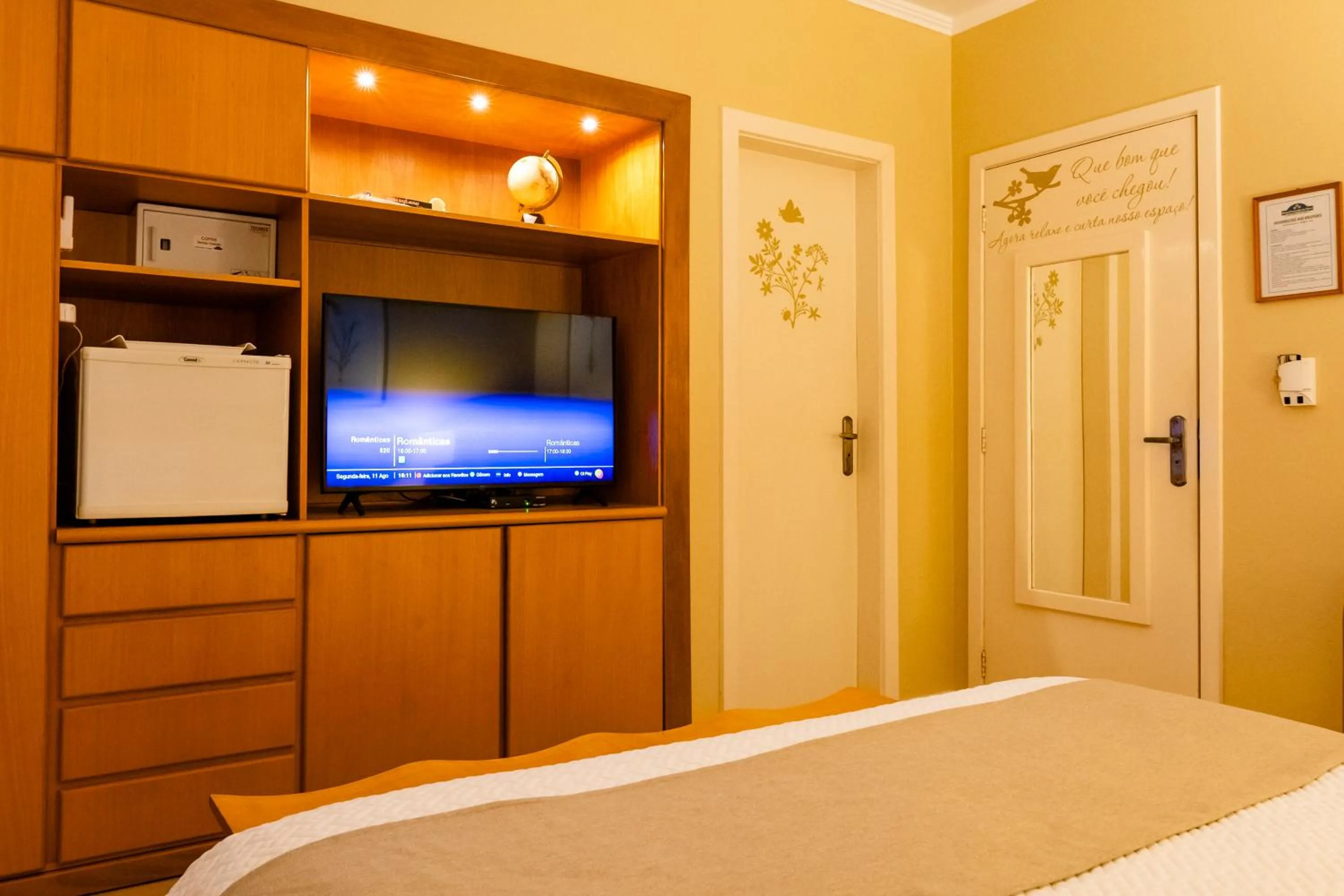 TV and multimedia, Bed in Hotel Pousada da Neve