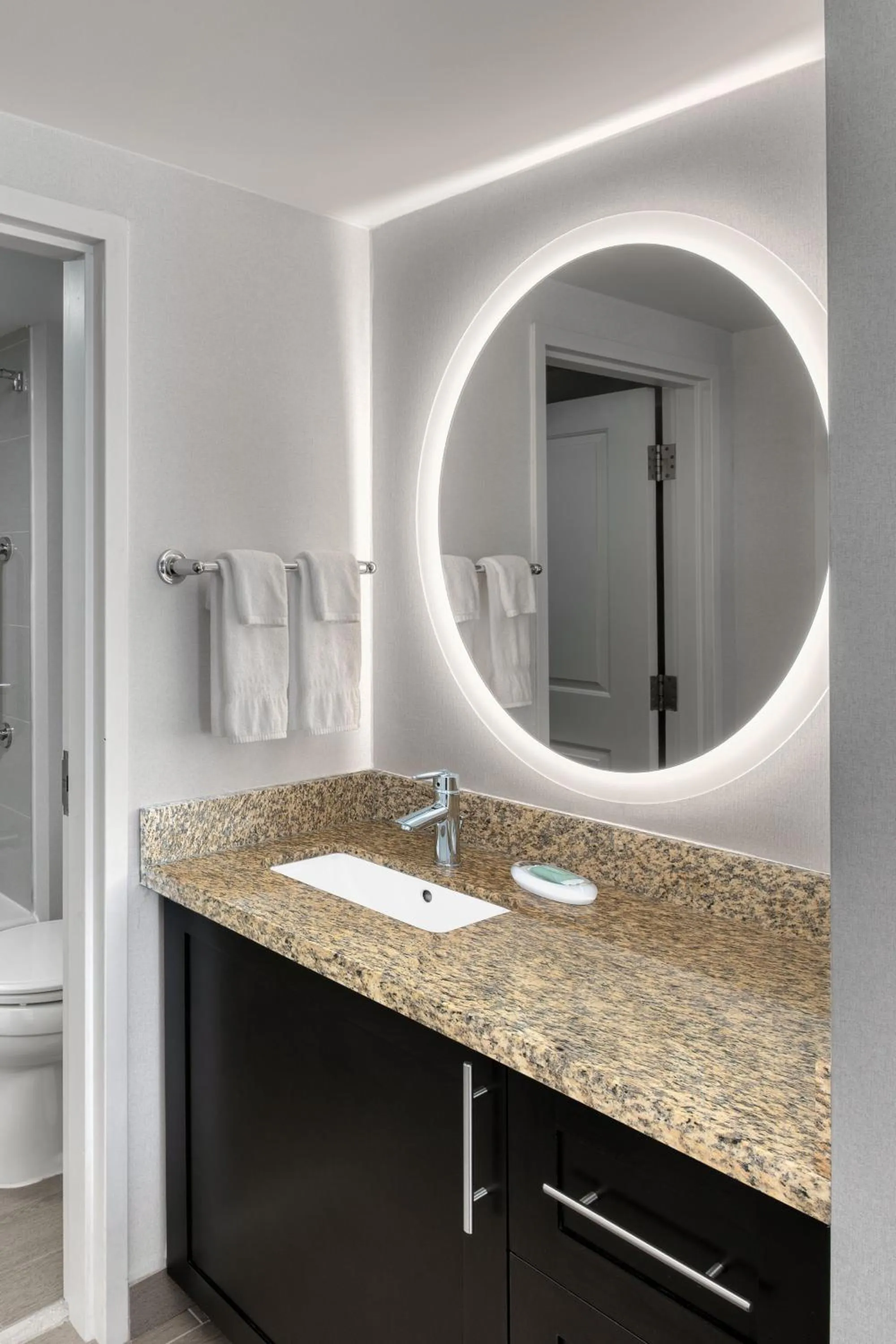 Bathroom in TownePlace Suites by Marriott Sudbury
