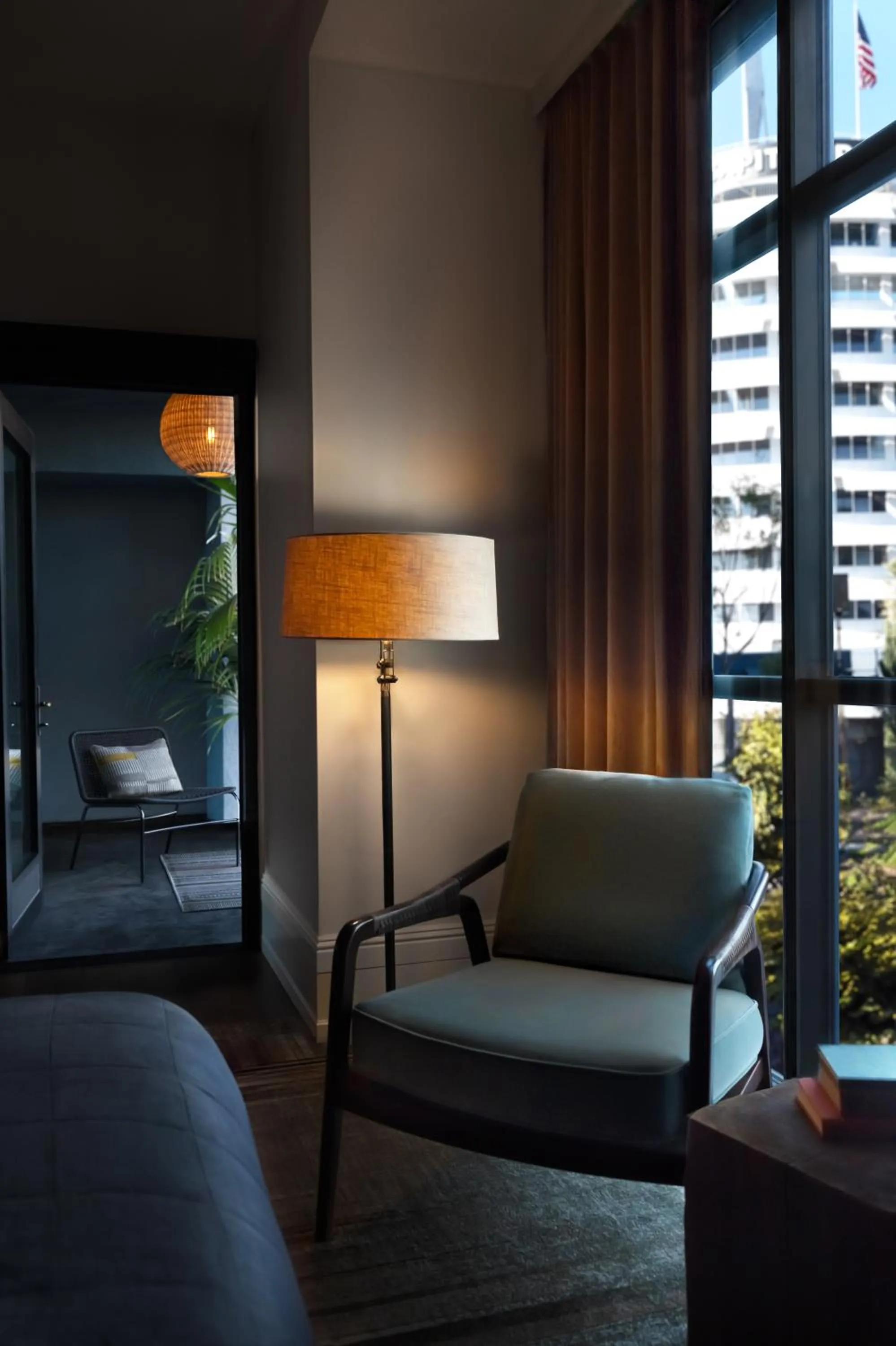 Balcony/Terrace, Bed in The Aster