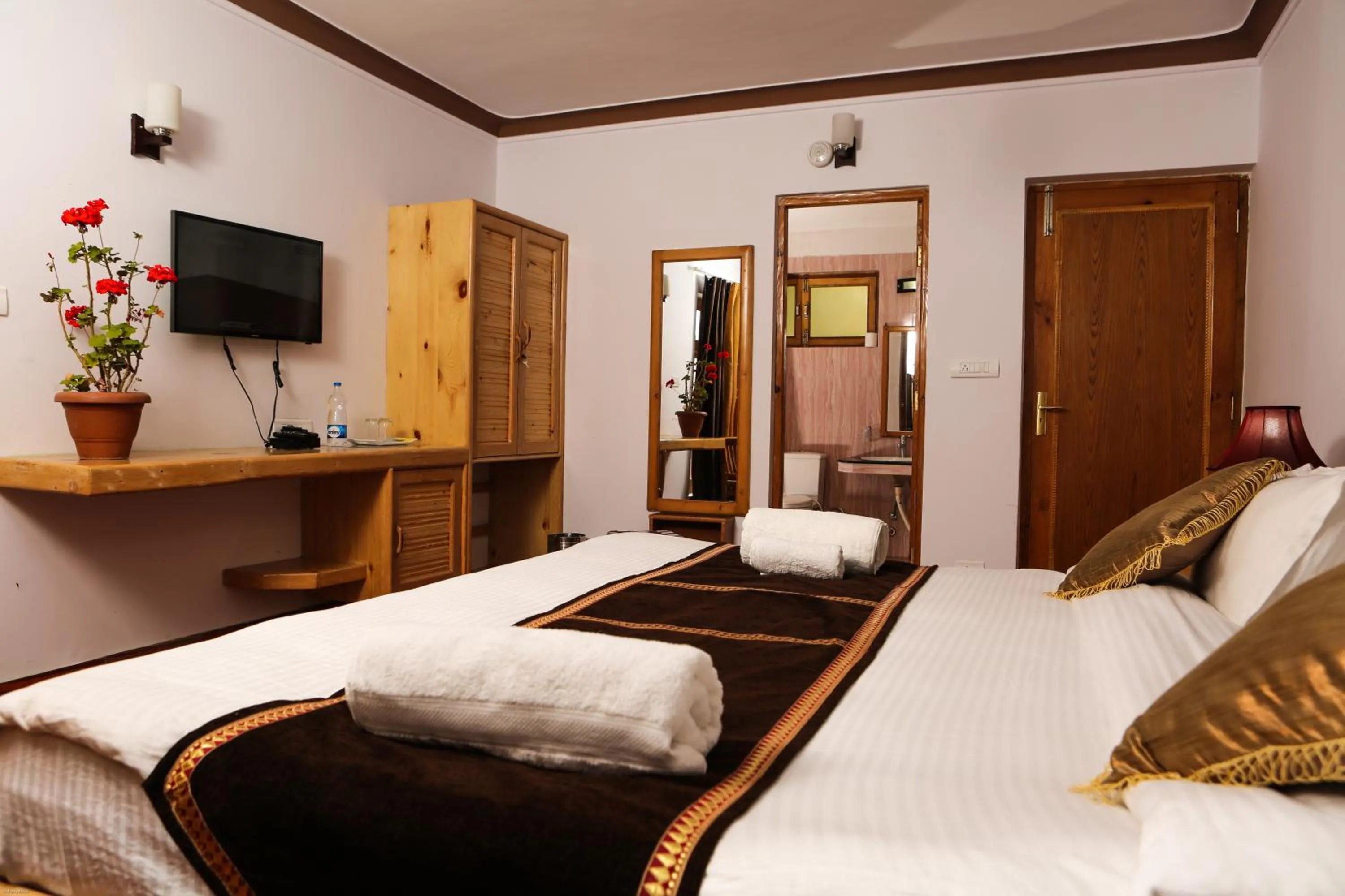 Bed in HOTEL NATURE's LAND