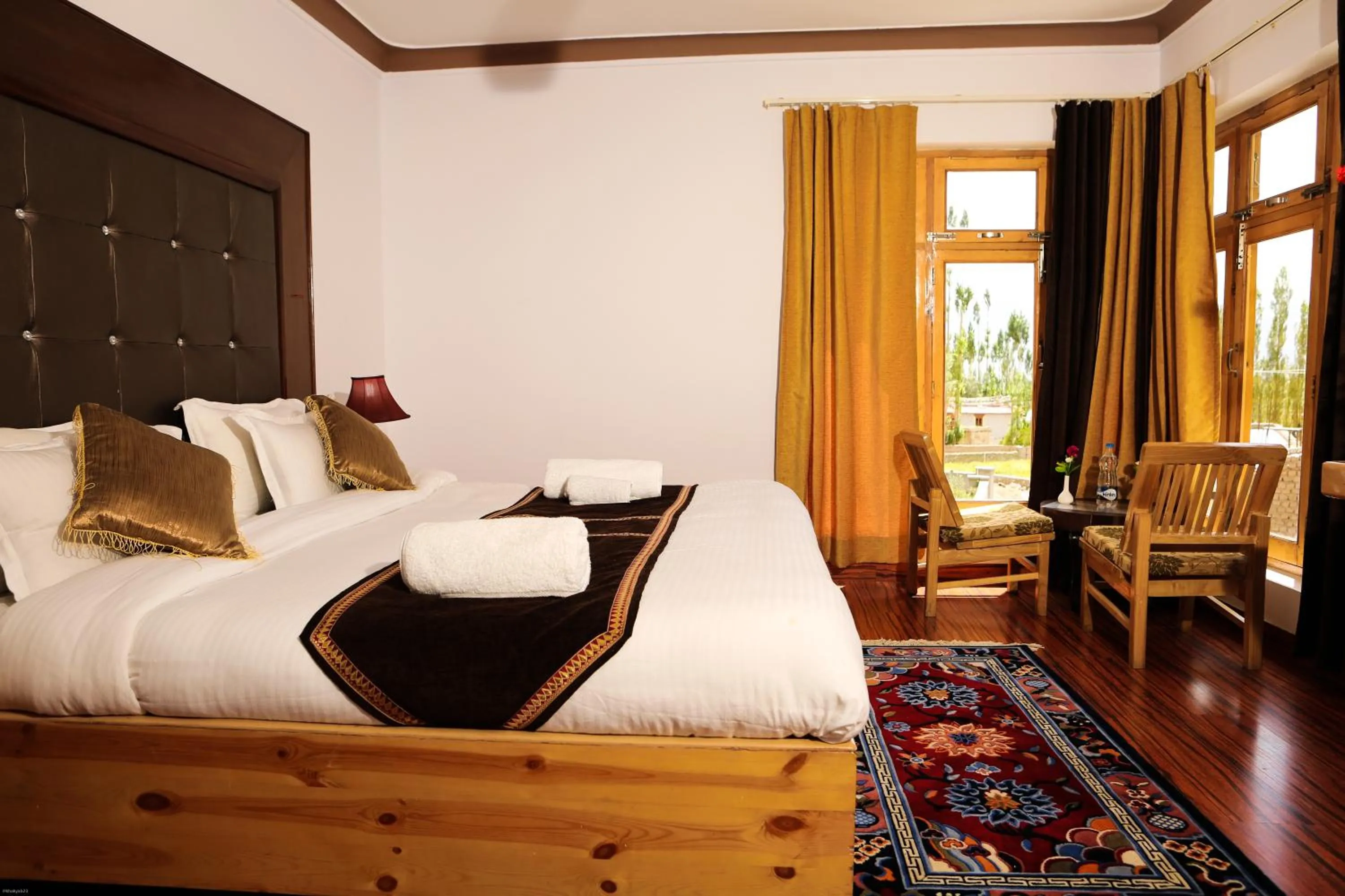 Bed in HOTEL NATURE's LAND