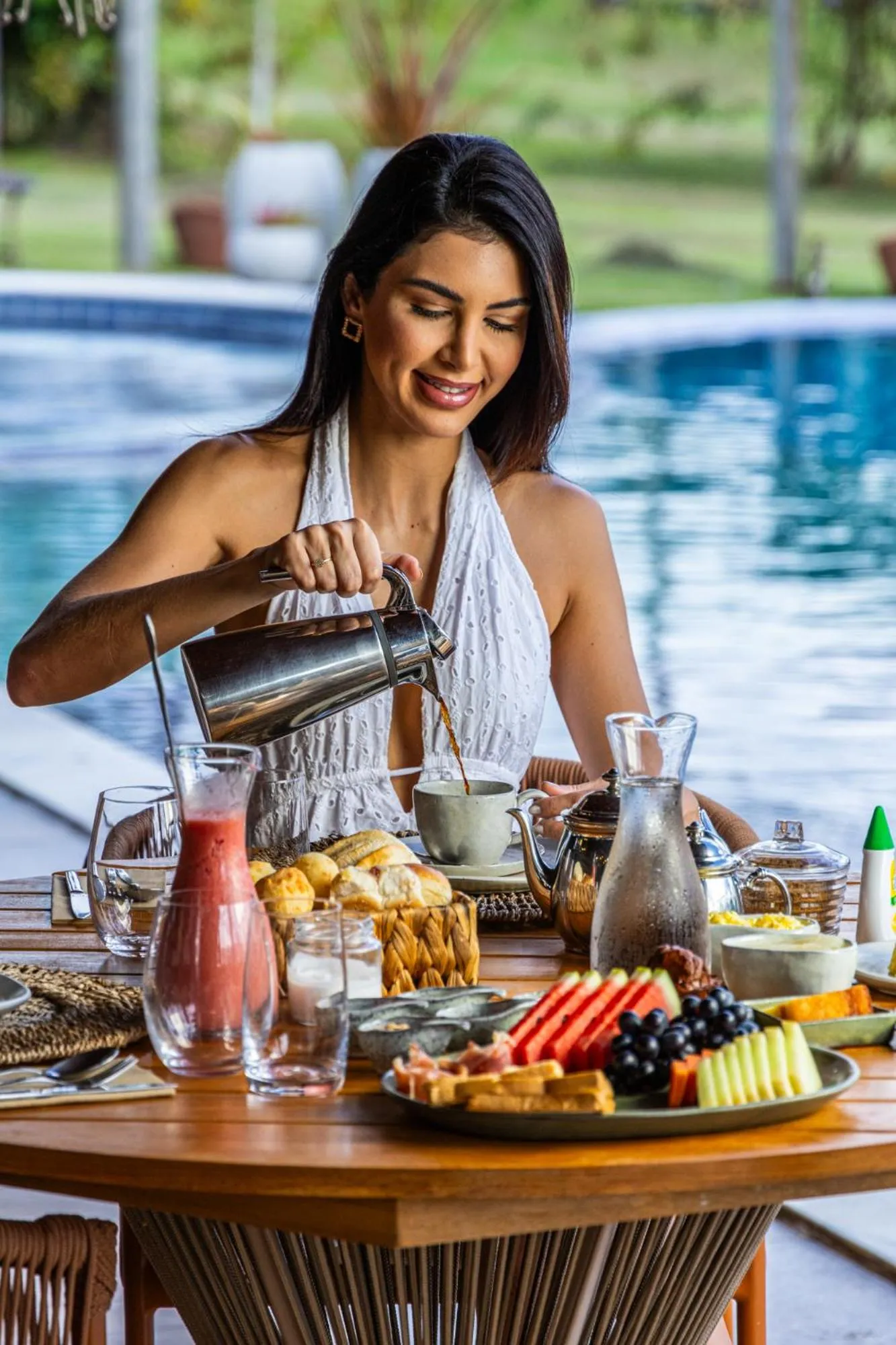 Food and drinks in Eco Luar Boutique Hotel