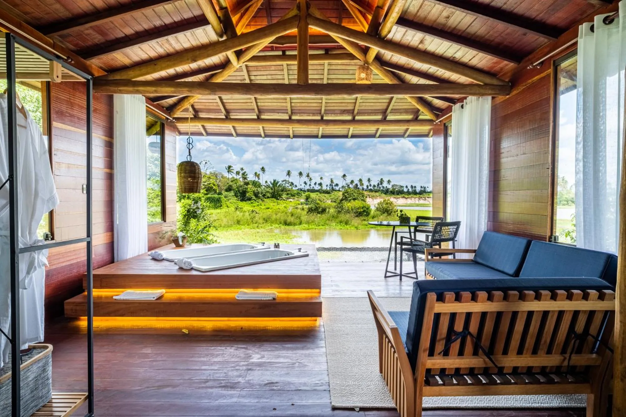 Natural landscape in Eco Luar Boutique Hotel