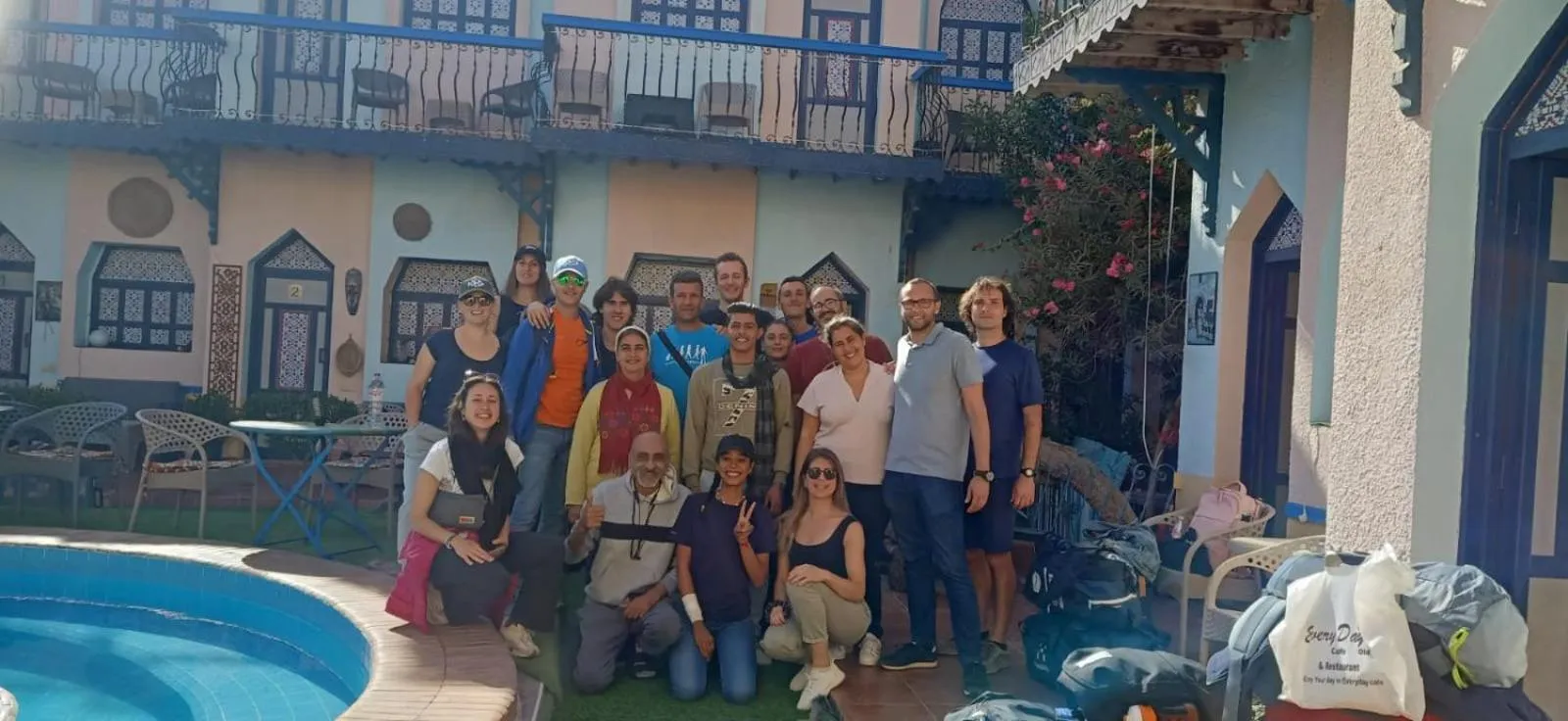 People in Monica Hotel