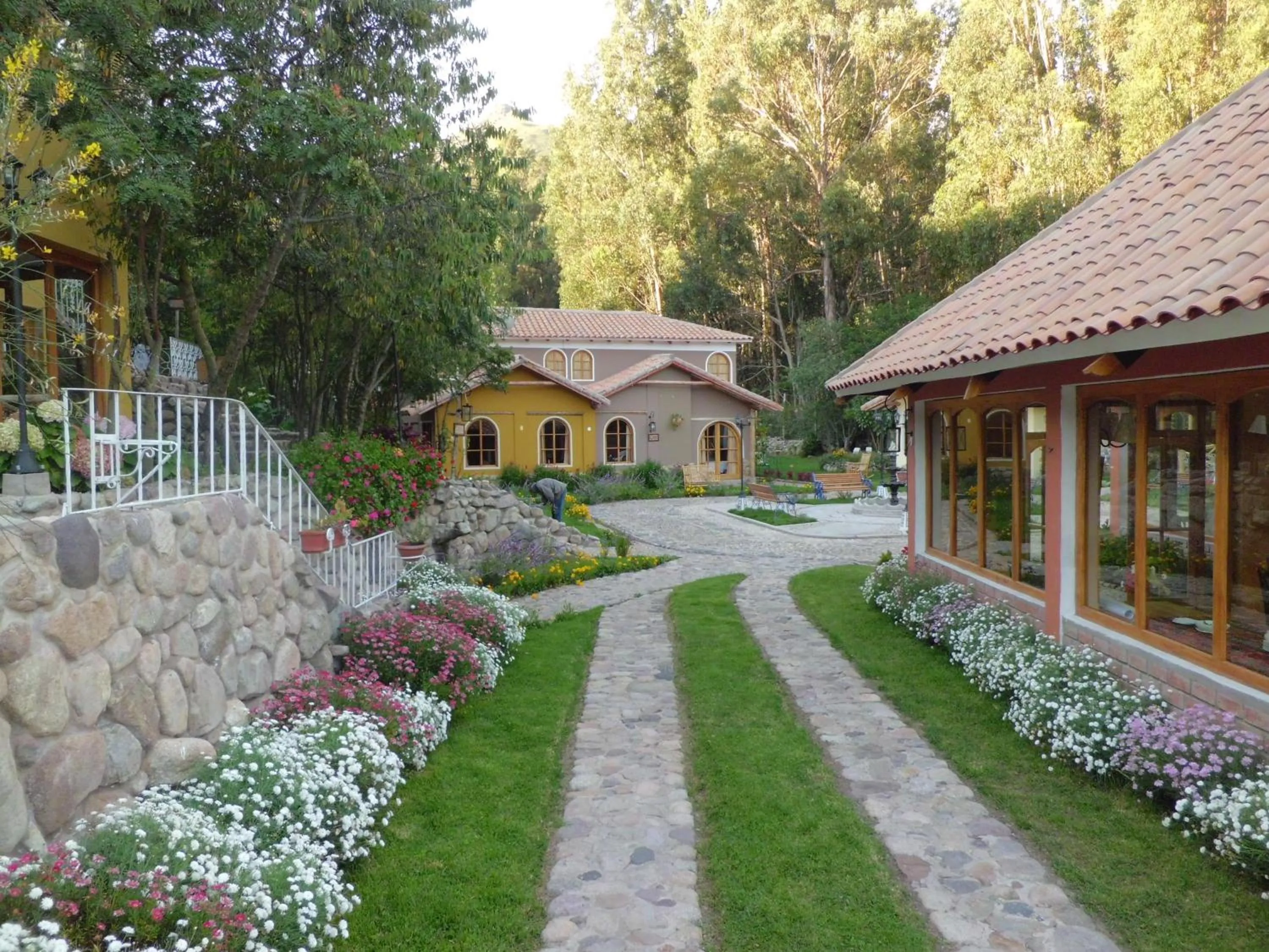 Garden in Hotel Pisonay Pueblo