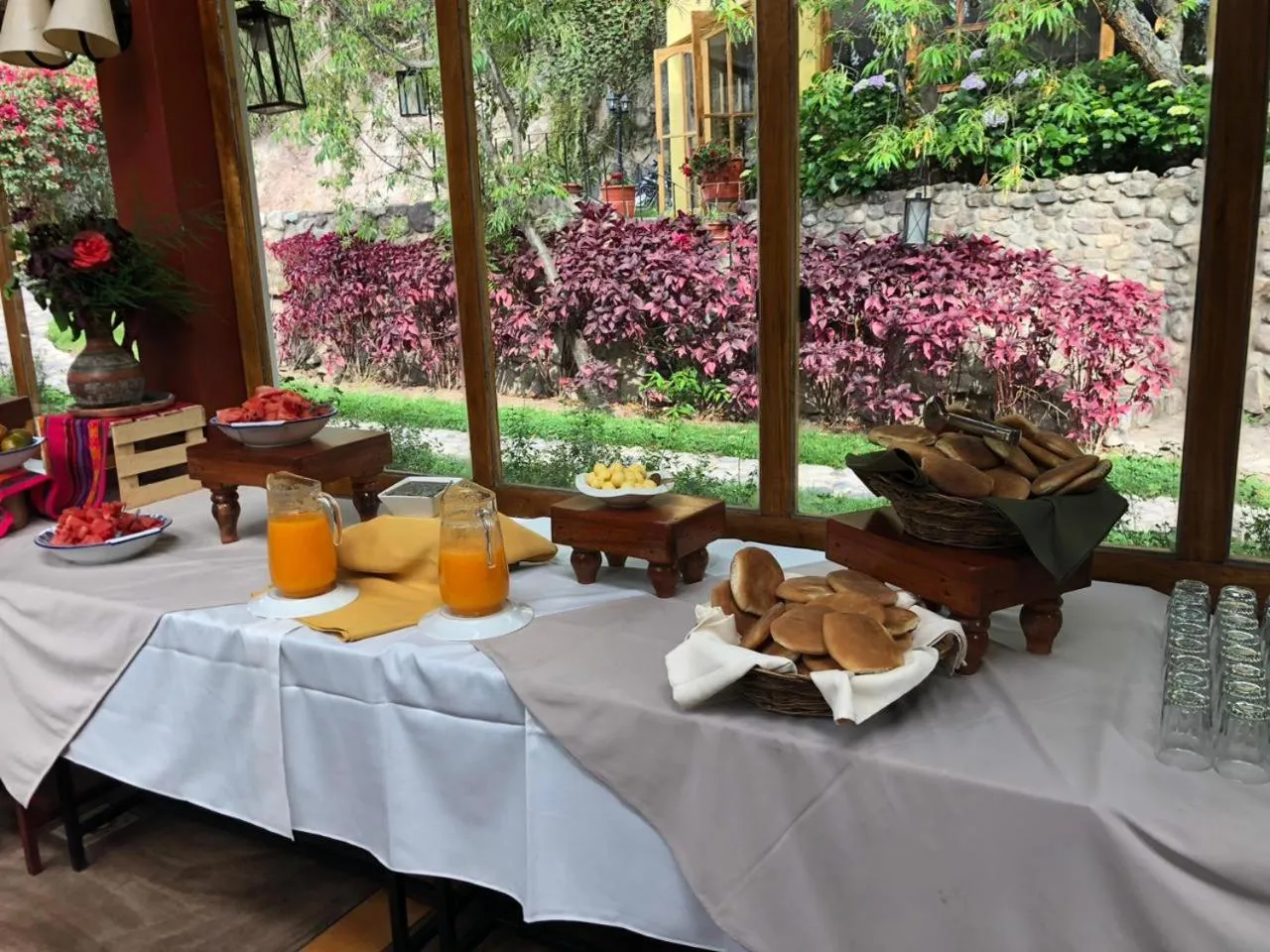 Breakfast in Hotel Pisonay Pueblo