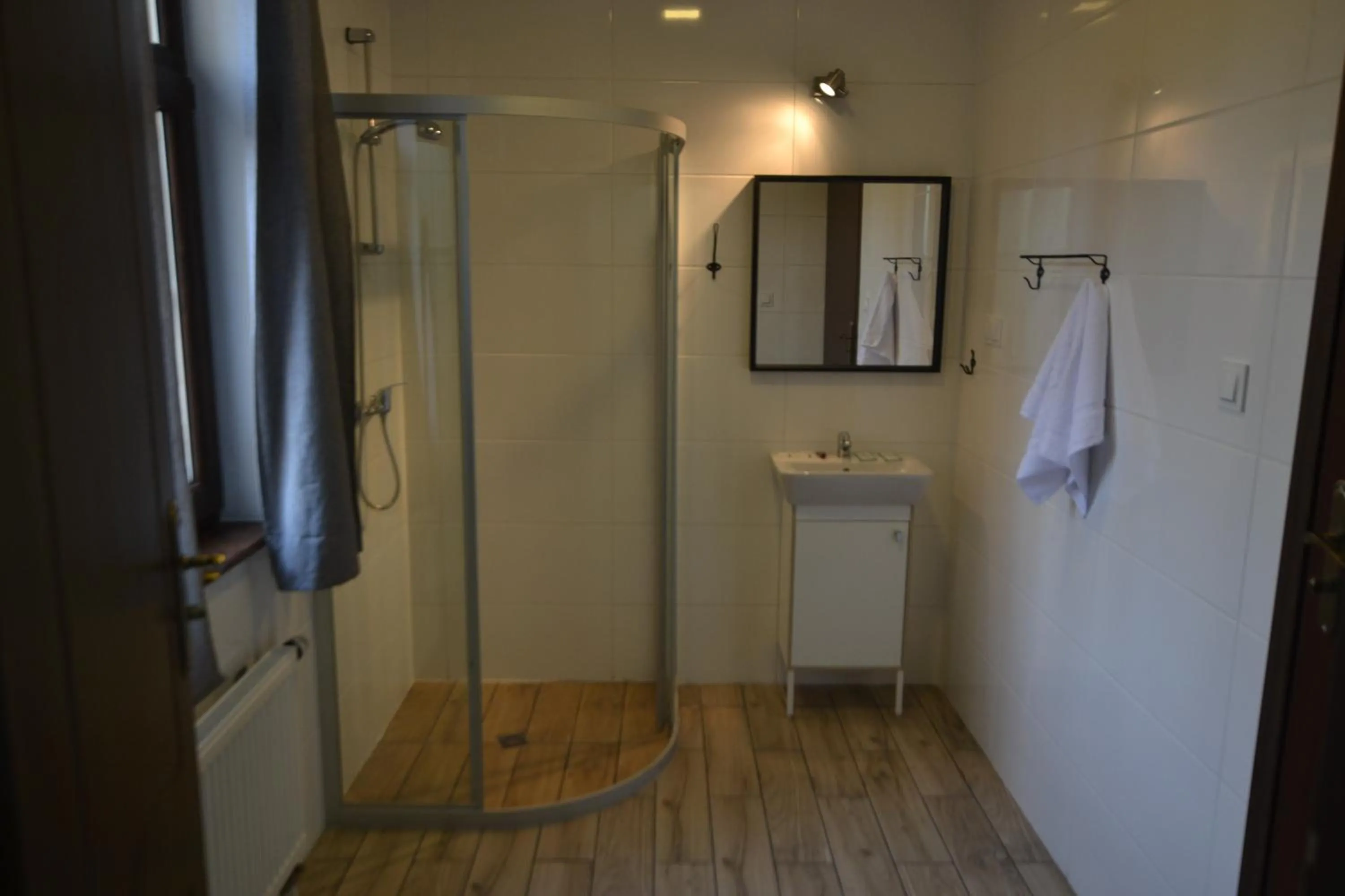 Bathroom in SleepWell Apartments
