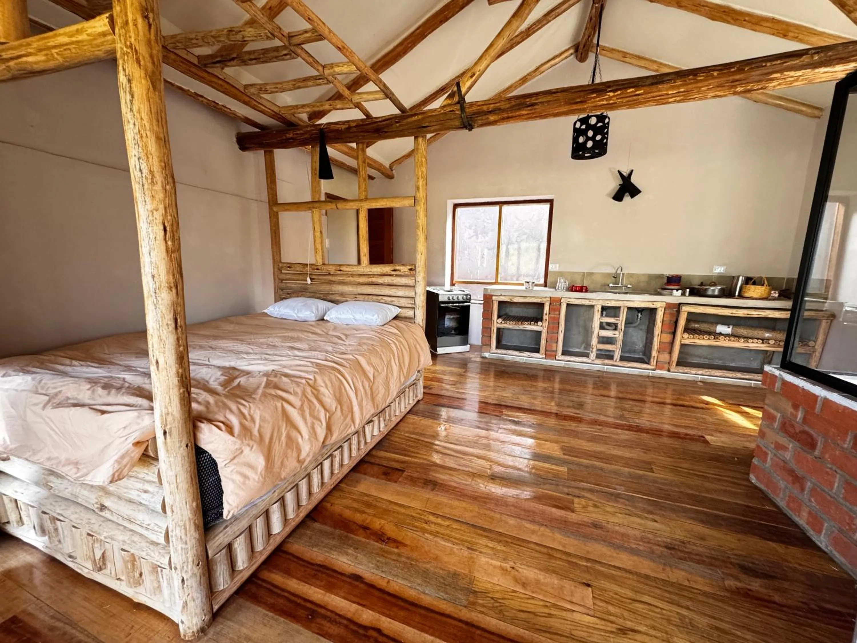 Bed in Casa de campo Yoga Retreat