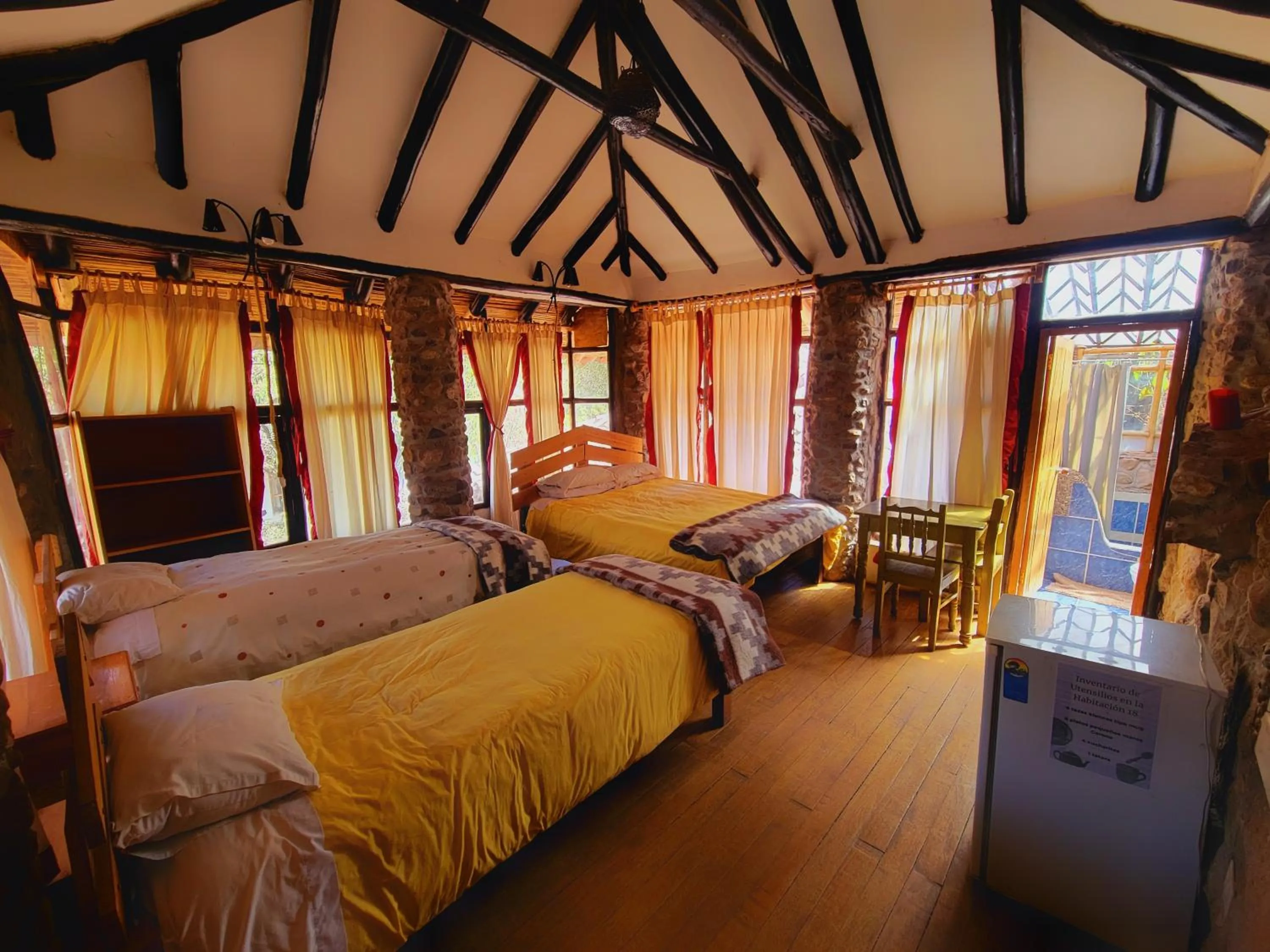 Bed in Casa de campo Yoga Retreat