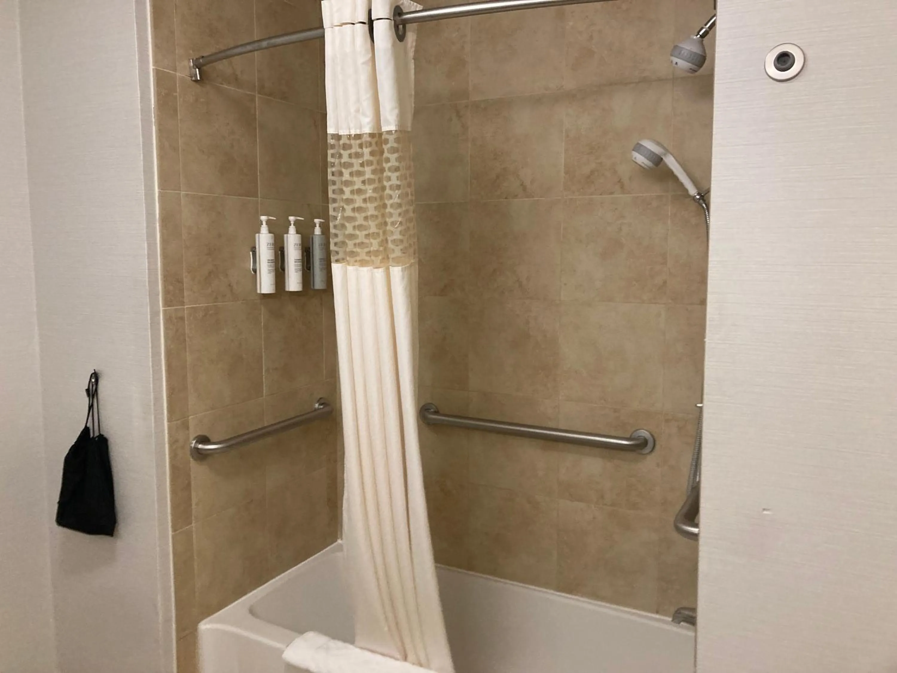 Shower in Hampton Inn & Suites Carlsbad