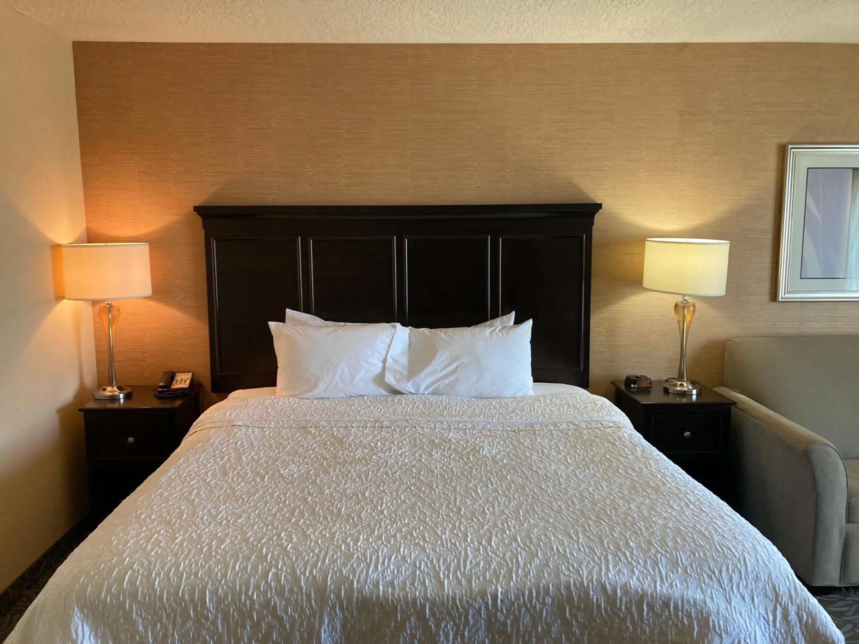 Bed in Hampton Inn & Suites Carlsbad