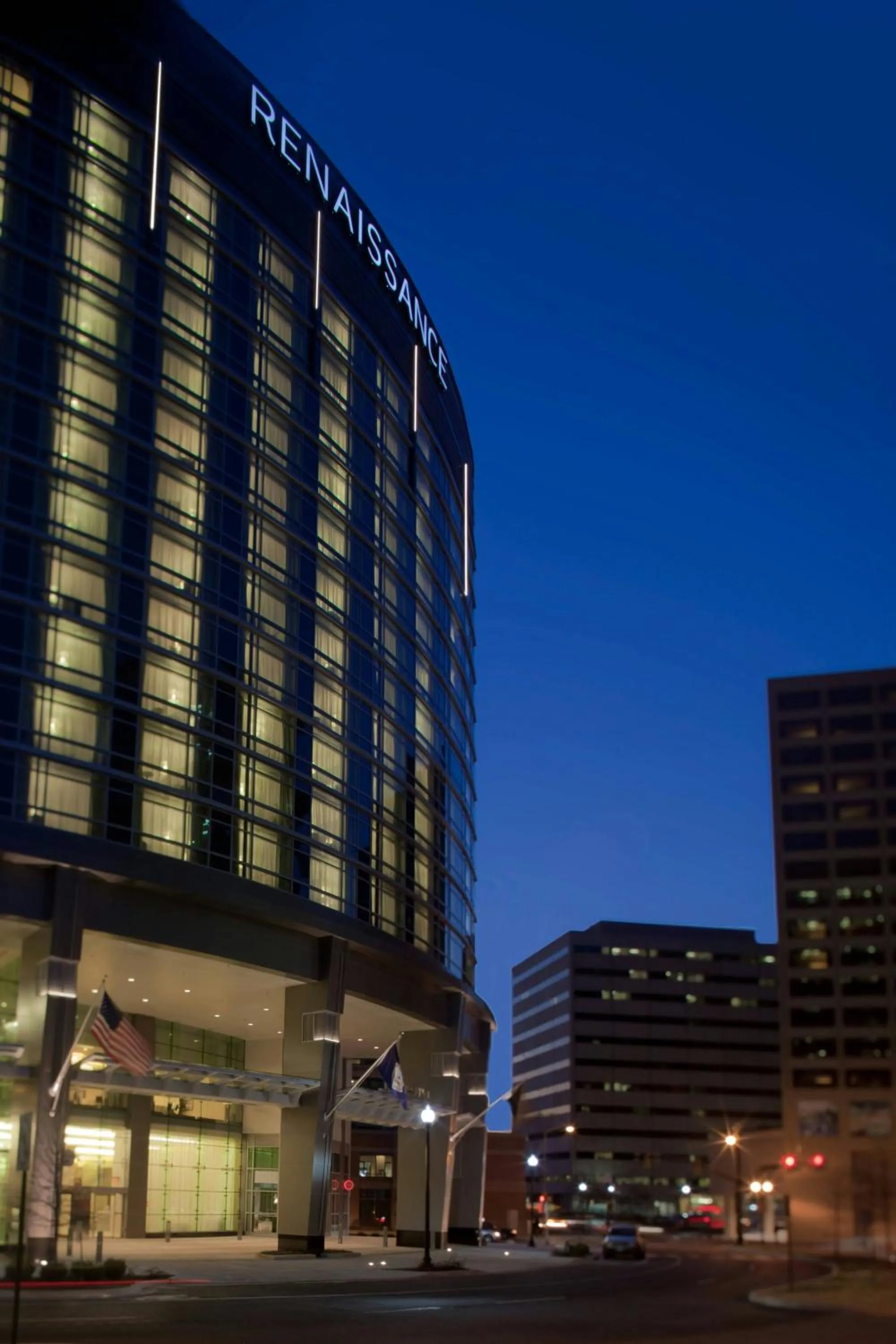Property building in Renaissance Arlington Capital View Hotel