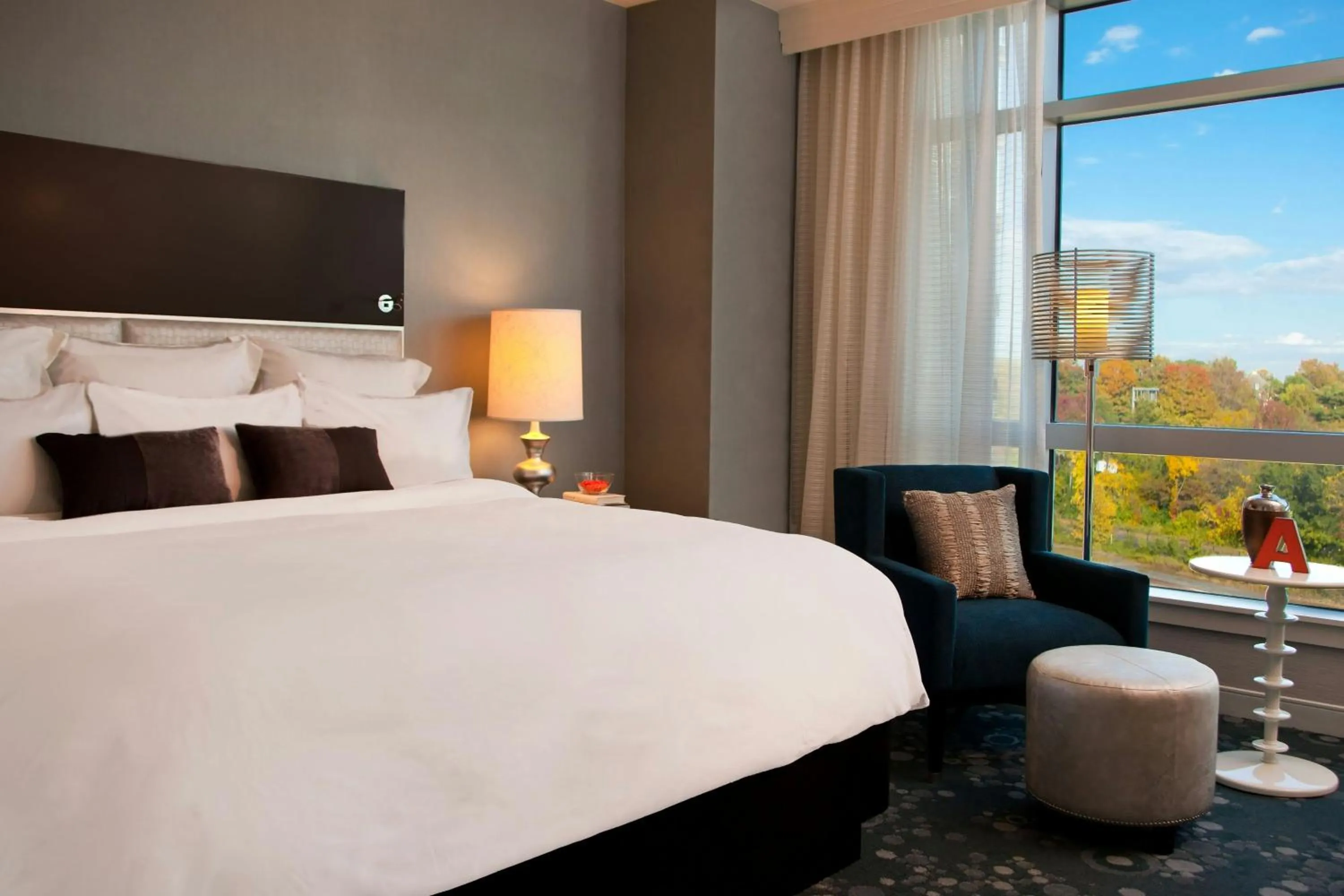 Photo of the whole room, Bed in Renaissance Arlington Capital View Hotel