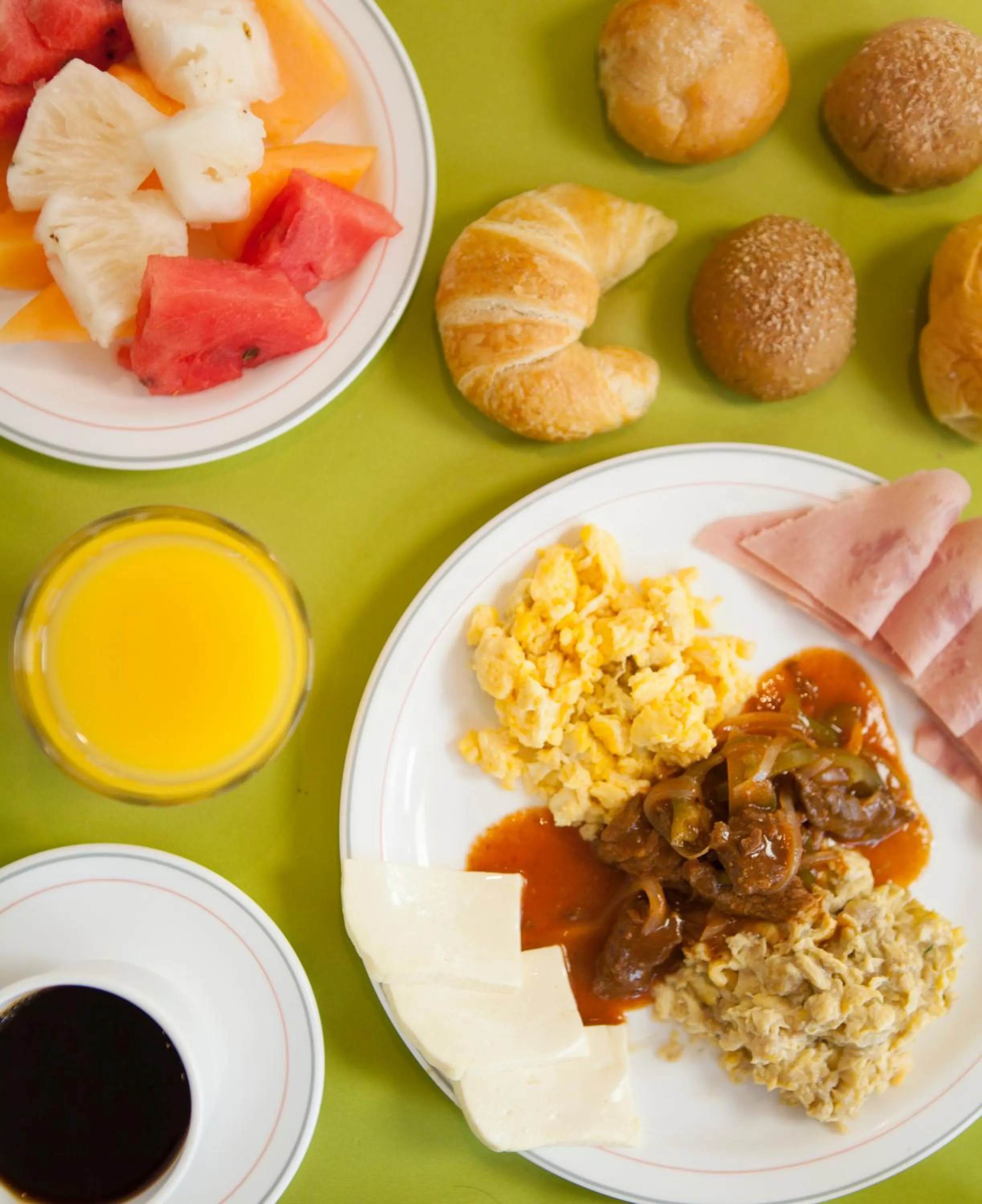 Buffet breakfast in Hotel Ramada