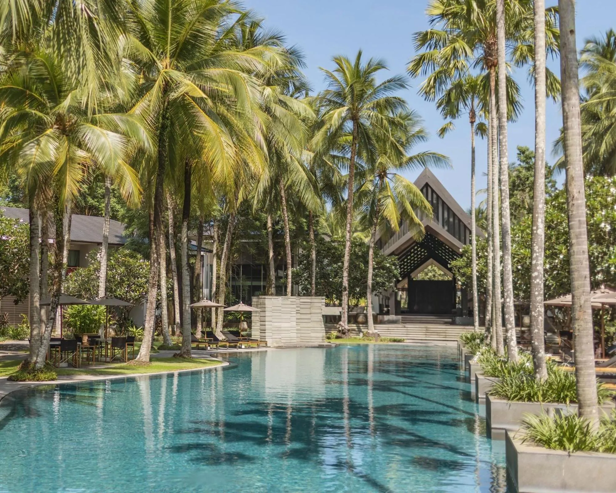 Pool view in Twinpalms Surin Beach Phuket