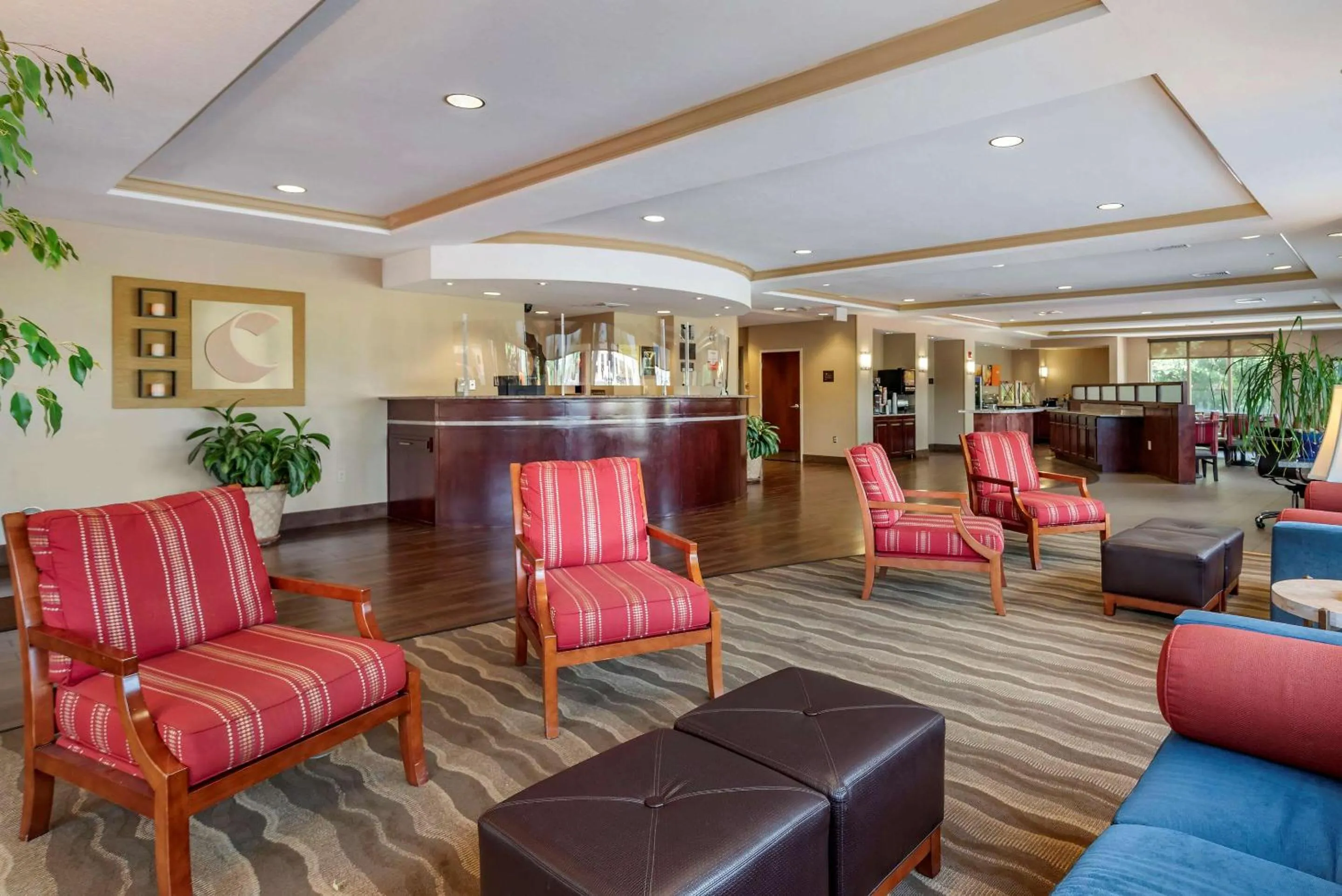 Lobby or reception in Comfort Suites Biloxi/Ocean Springs