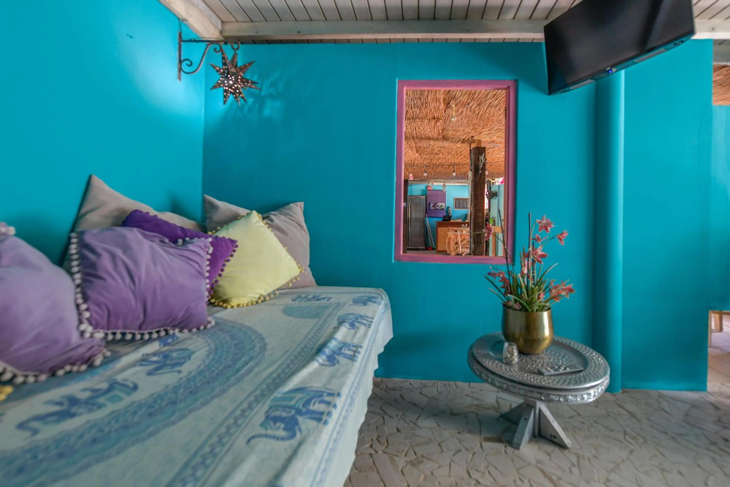 Seating area, Bed in Mammaloe