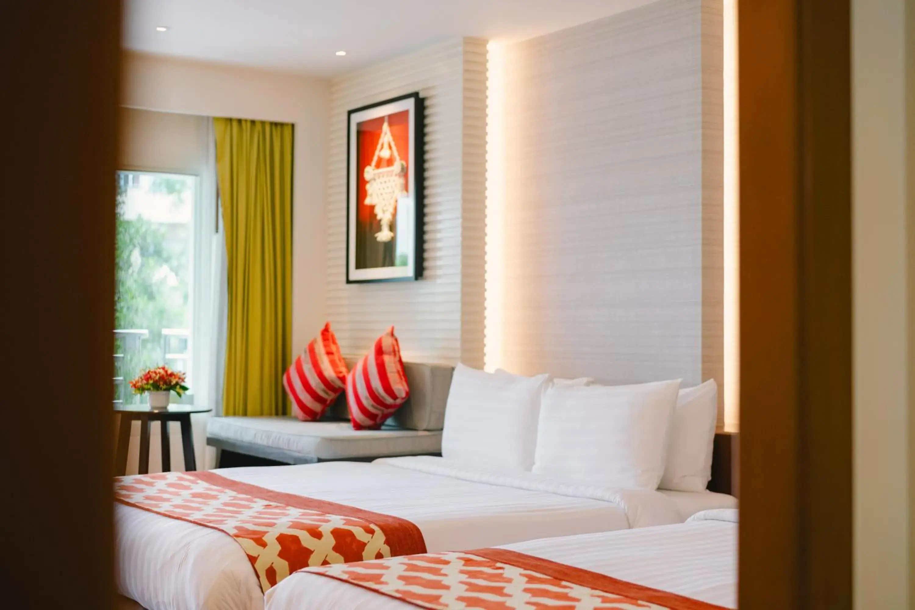 Premier Deluxe room - Royal Wing 1 Queen and 1 Single in The Royal Paradise Hotel & Spa - SHA Extra Plus Premier Deluxe room - Royal Wing 1 Queen and 1 Single in The Royal Paradise Hotel & Spa - SHA Extra Plus