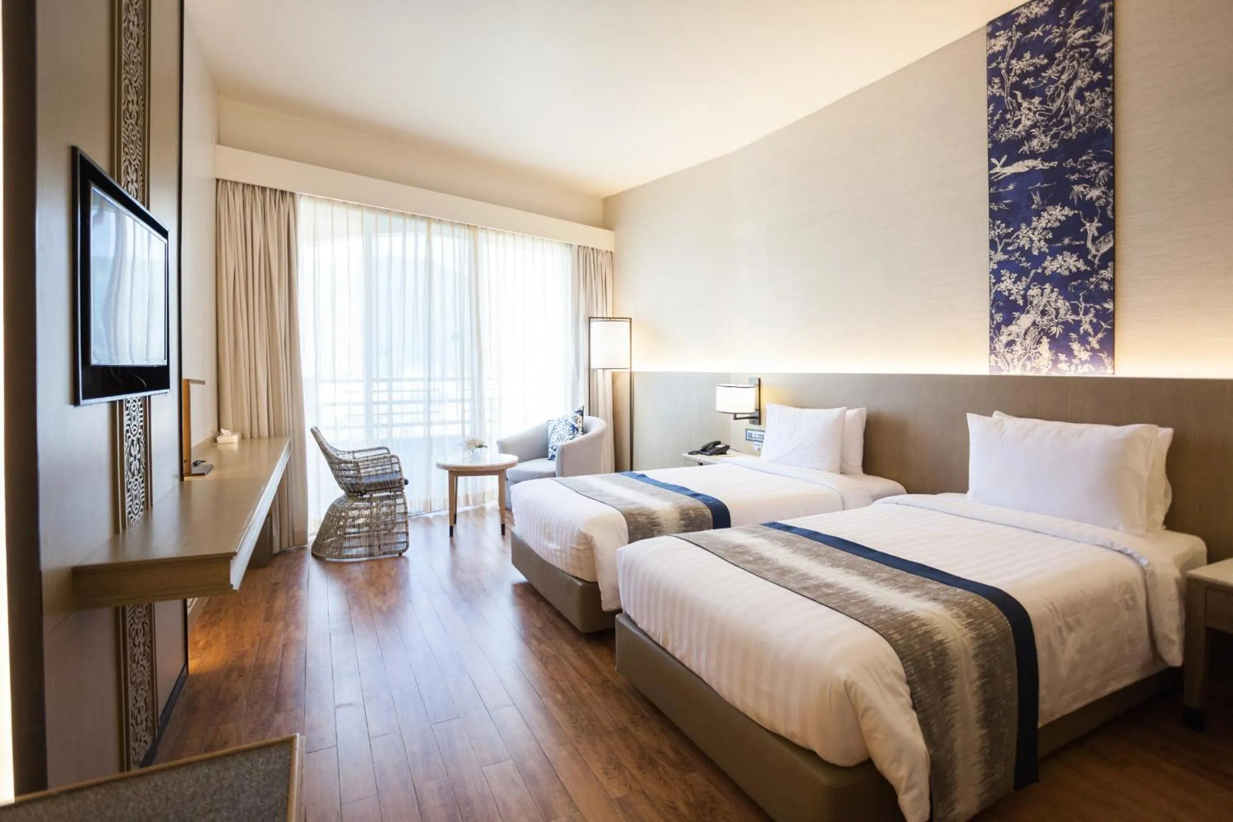 Bed in The Royal Paradise Hotel & Spa