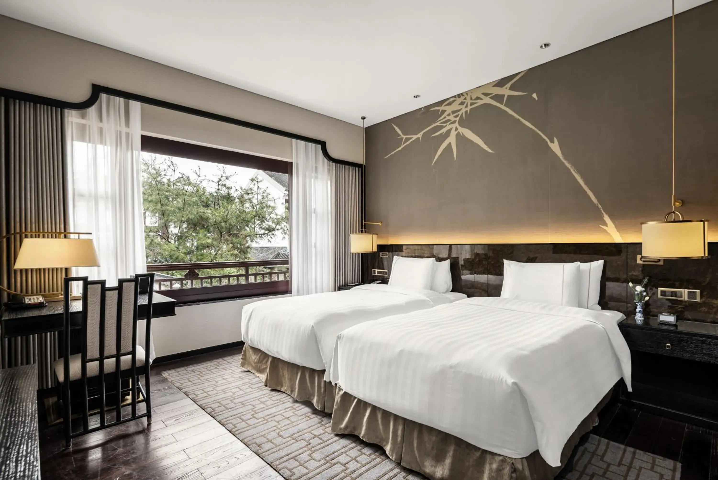 Premier Twin in Pan Pacific Suzhou -Including unlimited access to the 4A-level Panmen Scenic Area Premier Twin in Pan Pacific Suzhou -Including unlimited access to the 4A-level Panmen Scenic Area