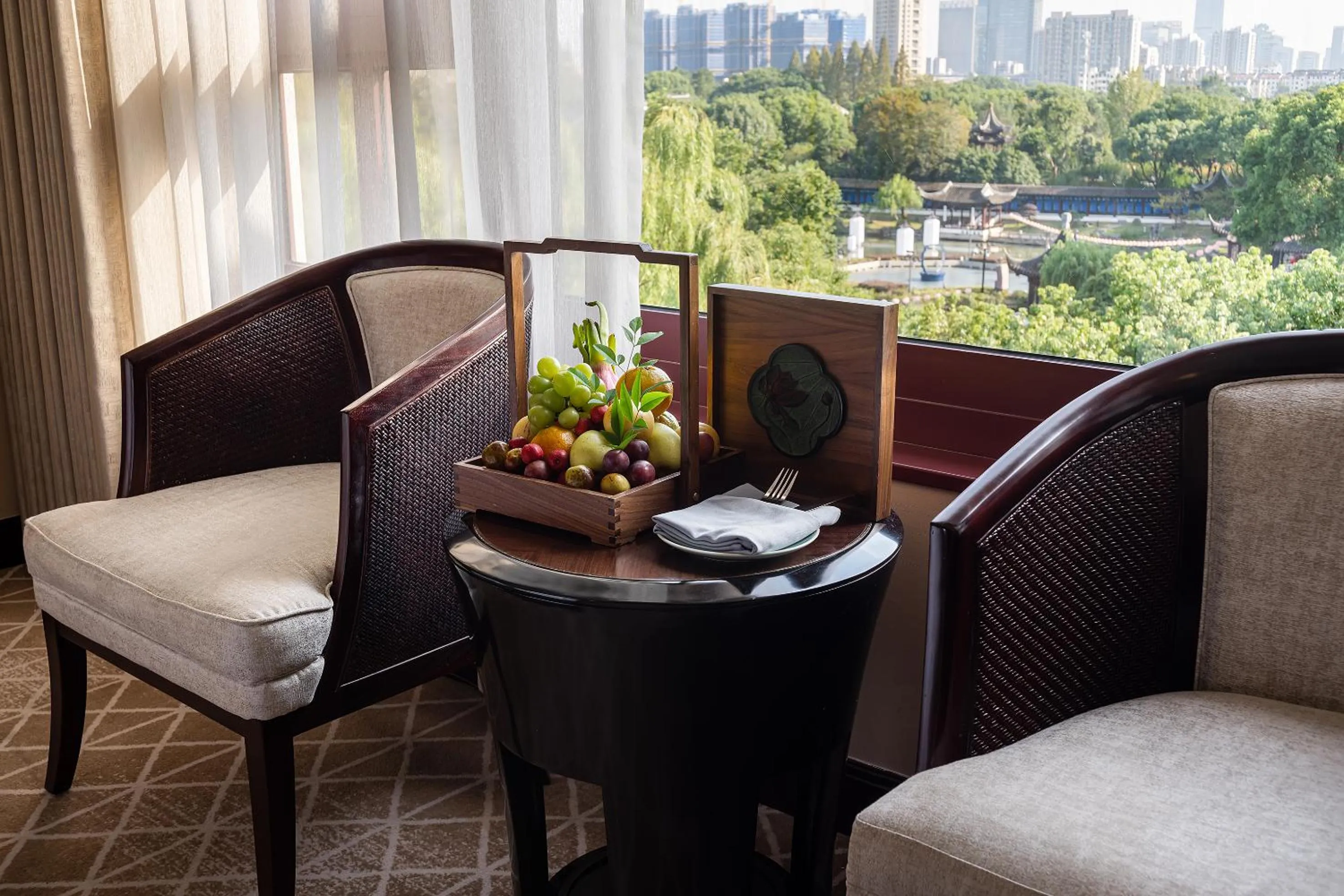 Garden view in Pan Pacific Suzhou -Including unlimited access to the 4A-level Panmen Scenic Area