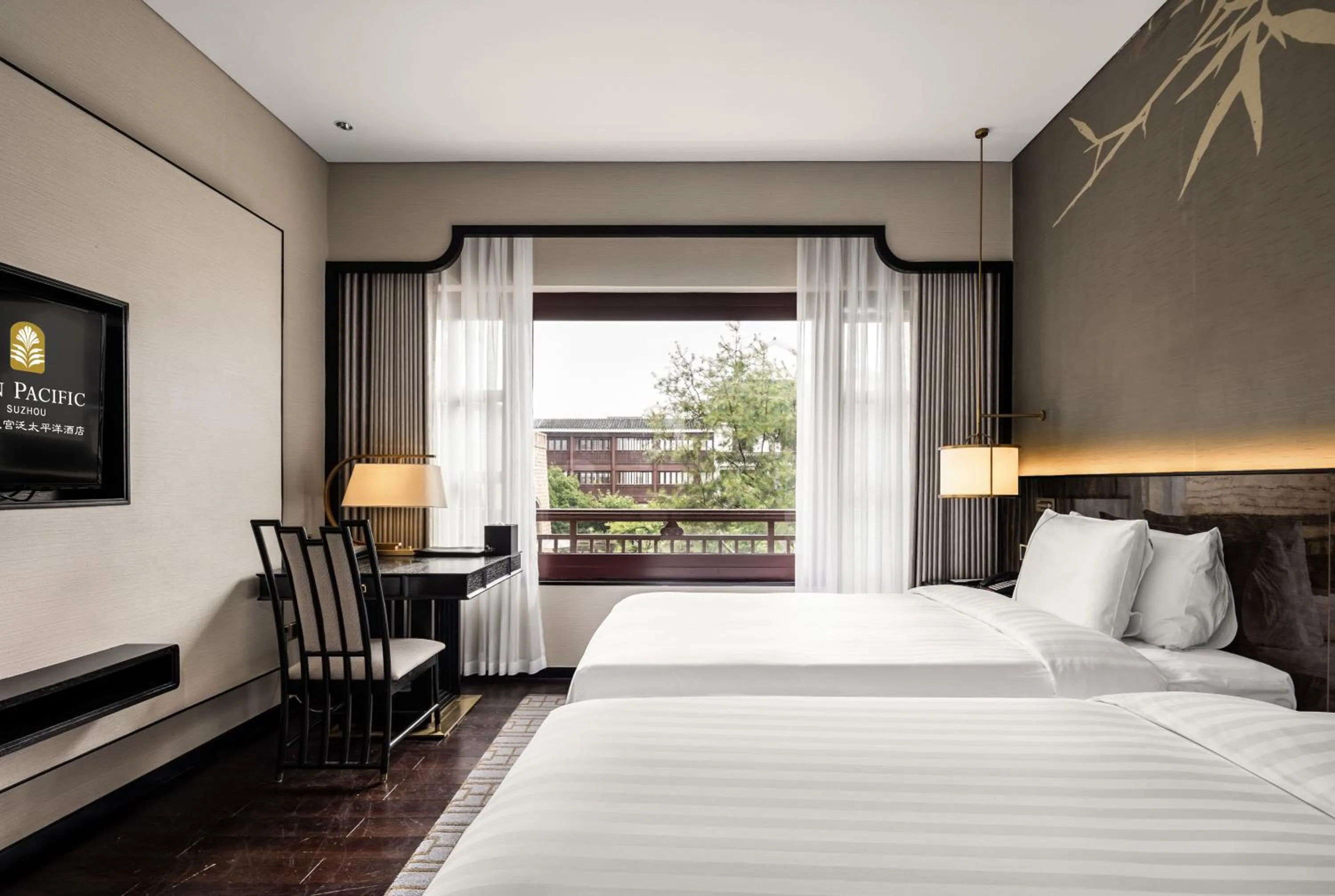 Bed in Pan Pacific Suzhou -Including unlimited access to the 4A-level Panmen Scenic Area