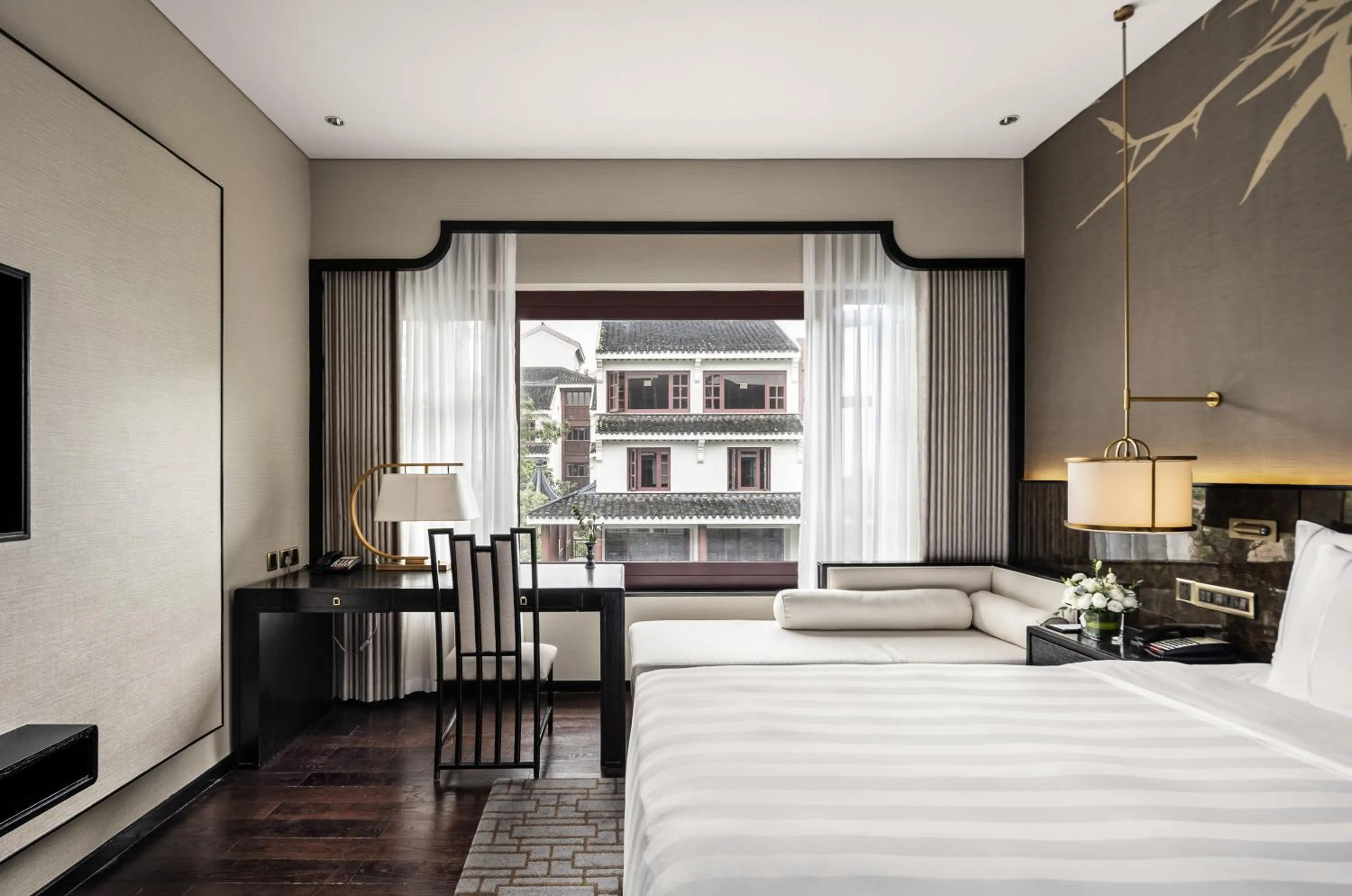 Bed in Pan Pacific Suzhou -Including unlimited access to the 4A-level Panmen Scenic Area