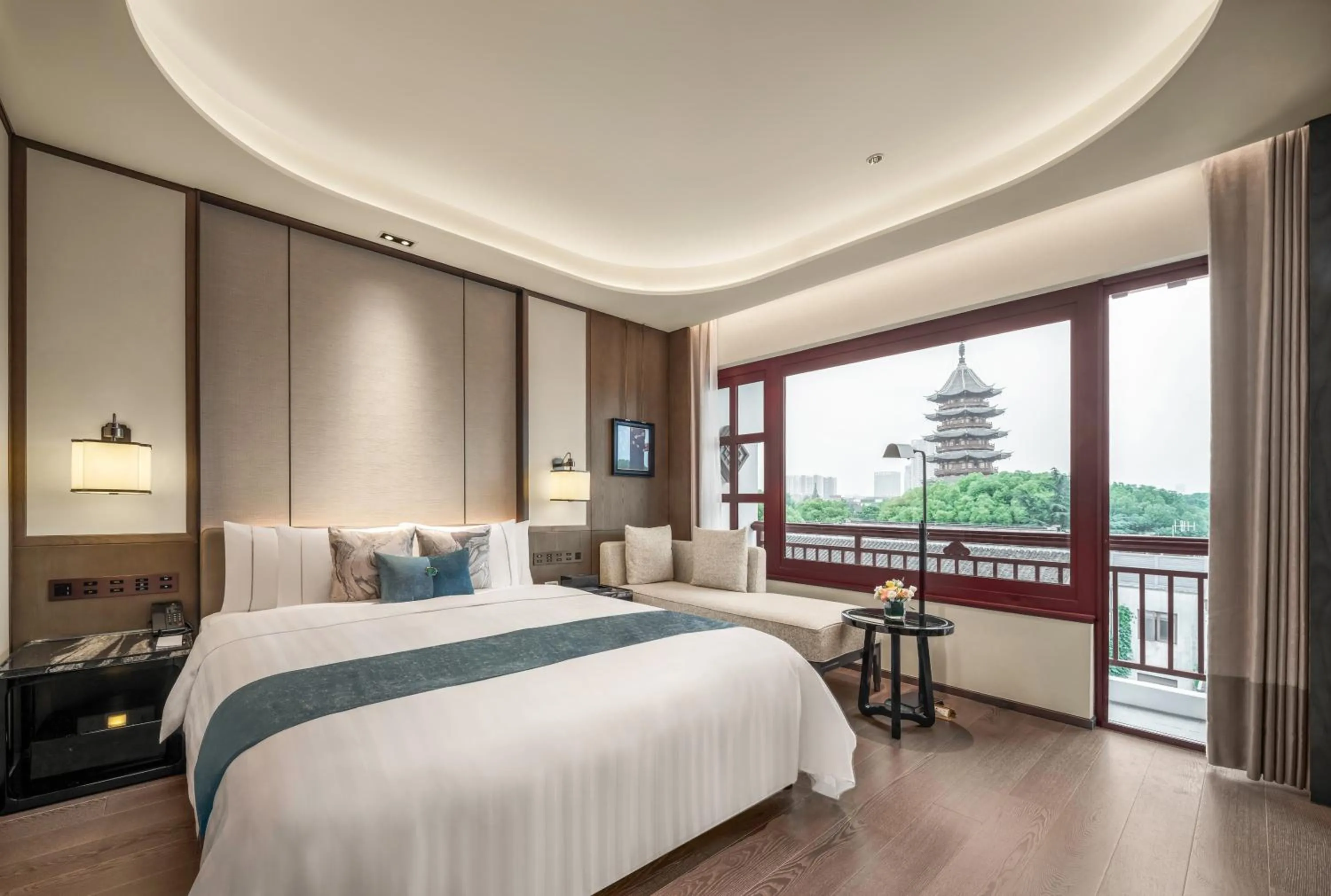 Natural landscape, Bed in Pan Pacific Suzhou -Including unlimited access to the 4A-level Panmen Scenic Area