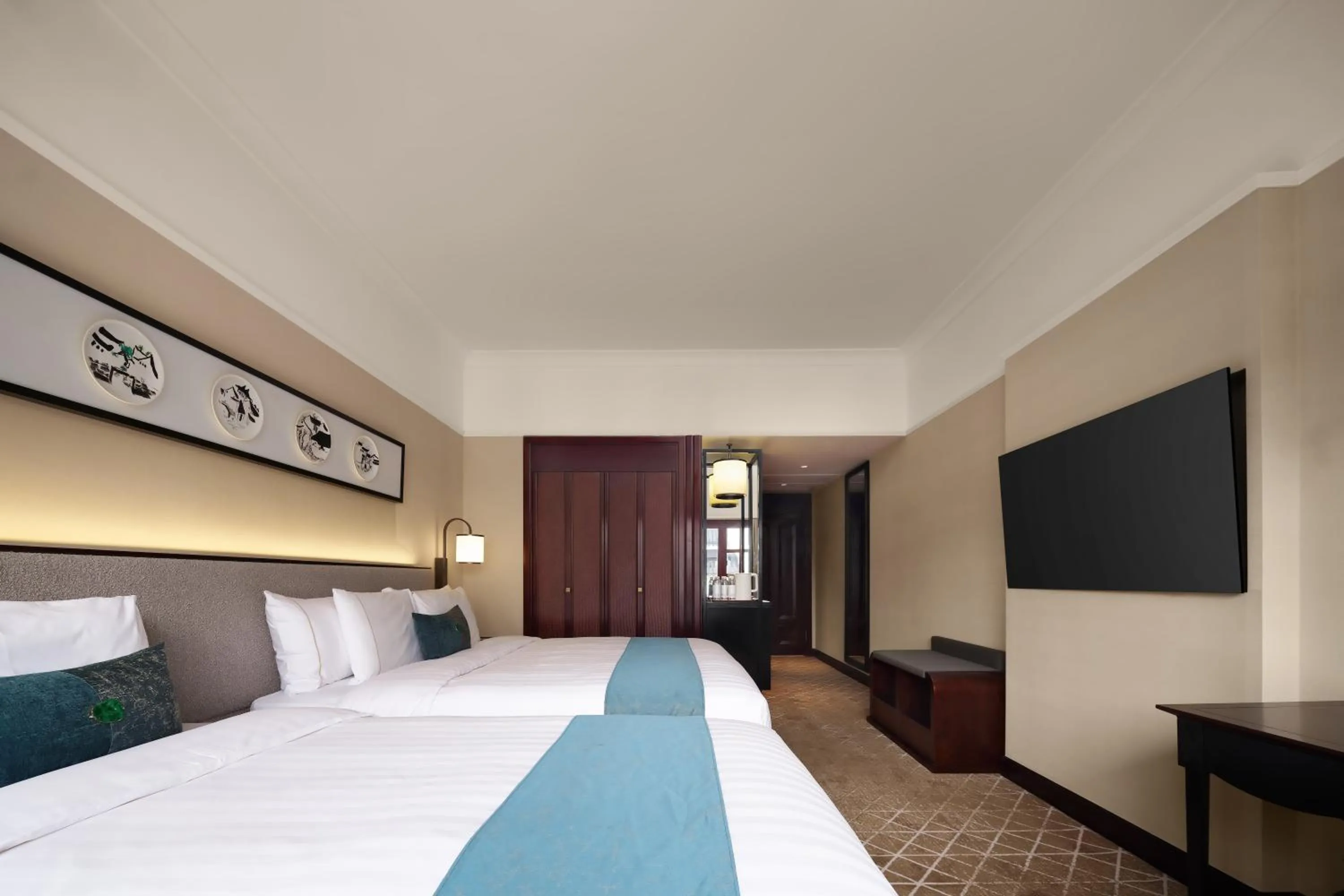 Bed in Pan Pacific Suzhou -Including unlimited access to the 4A-level Panmen Scenic Area