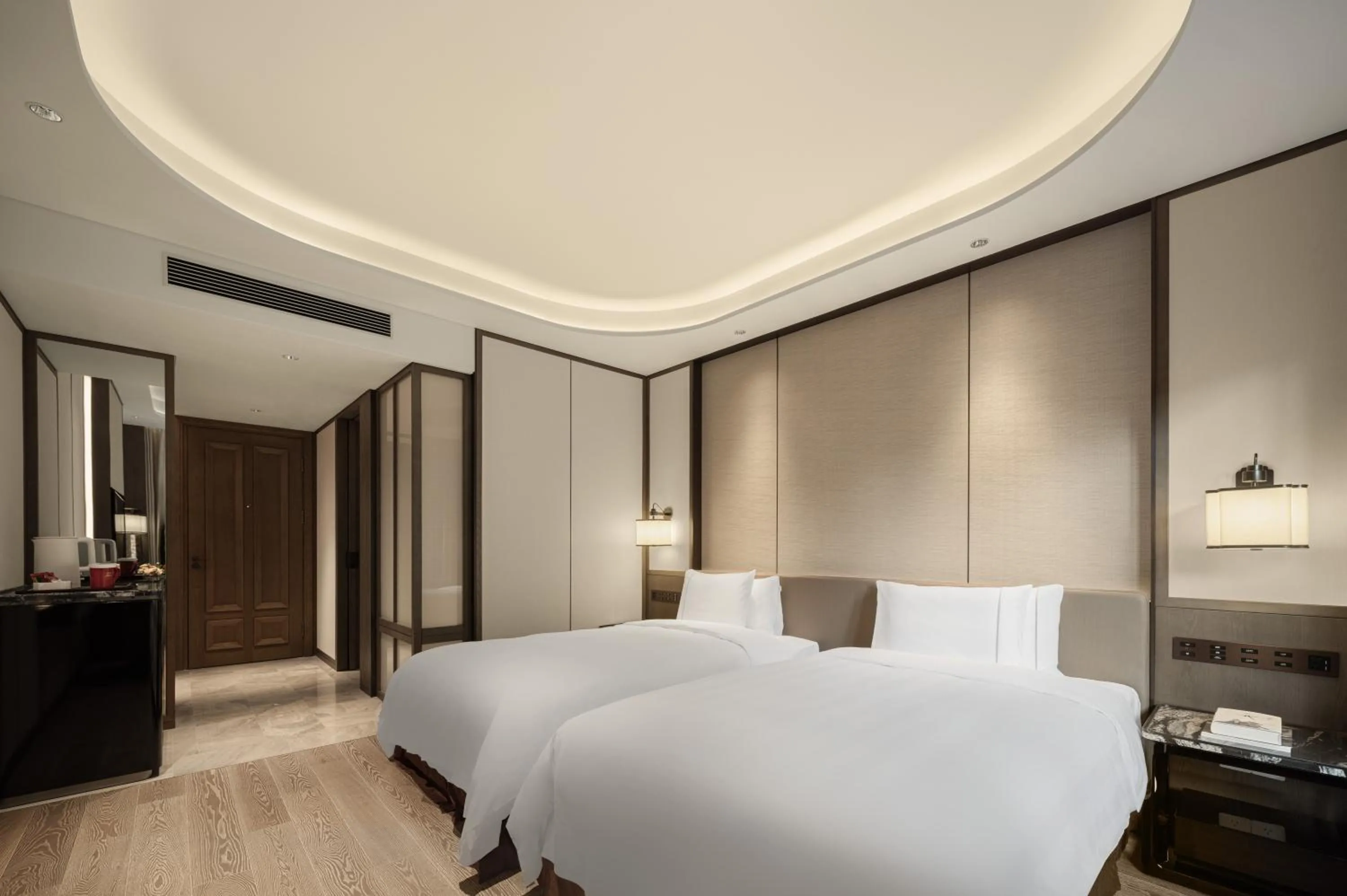 Bedroom, Bed in Pan Pacific Suzhou -Including unlimited access to the 4A-level Panmen Scenic Area