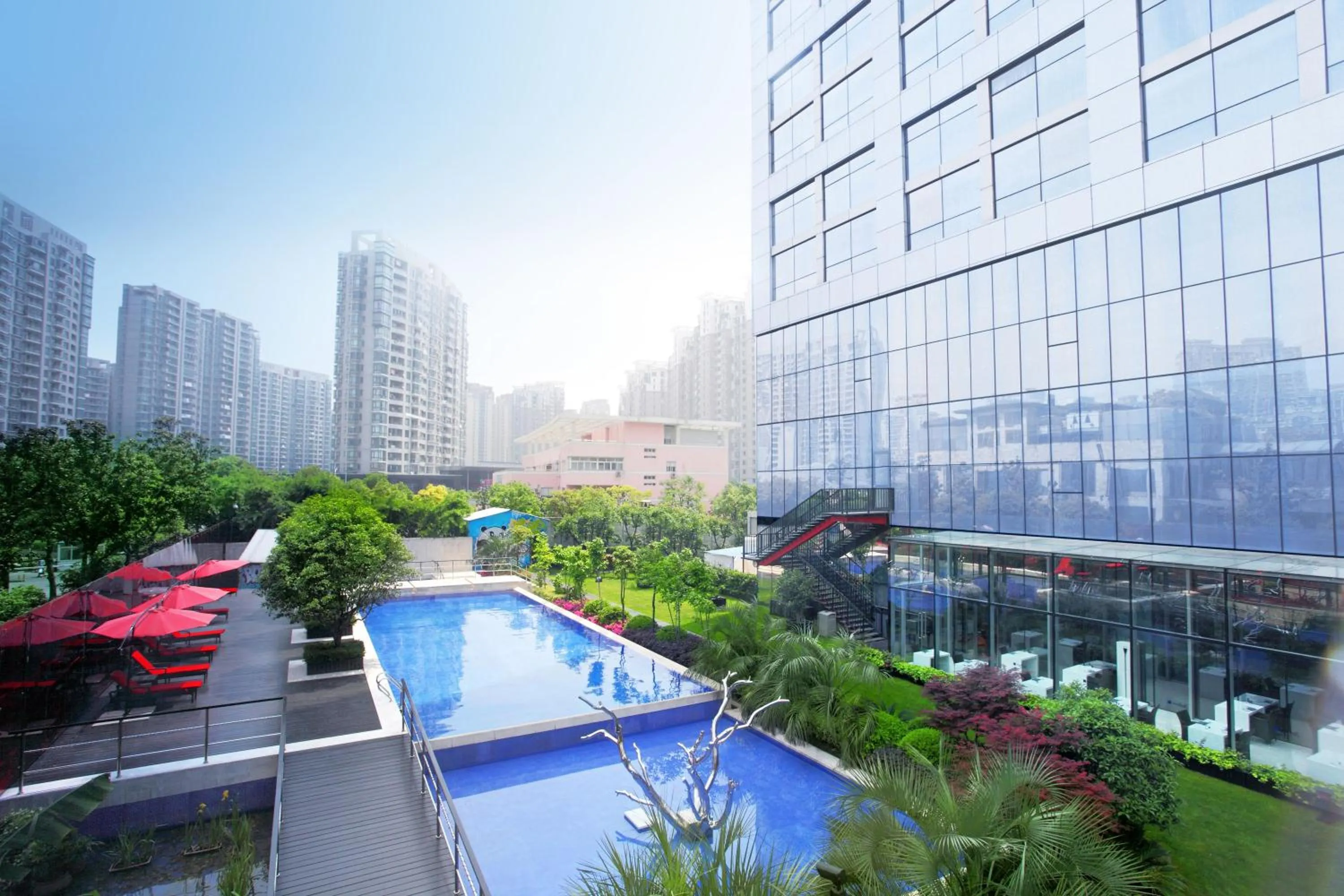 Garden in Grand Mercure Shanghai Century Park