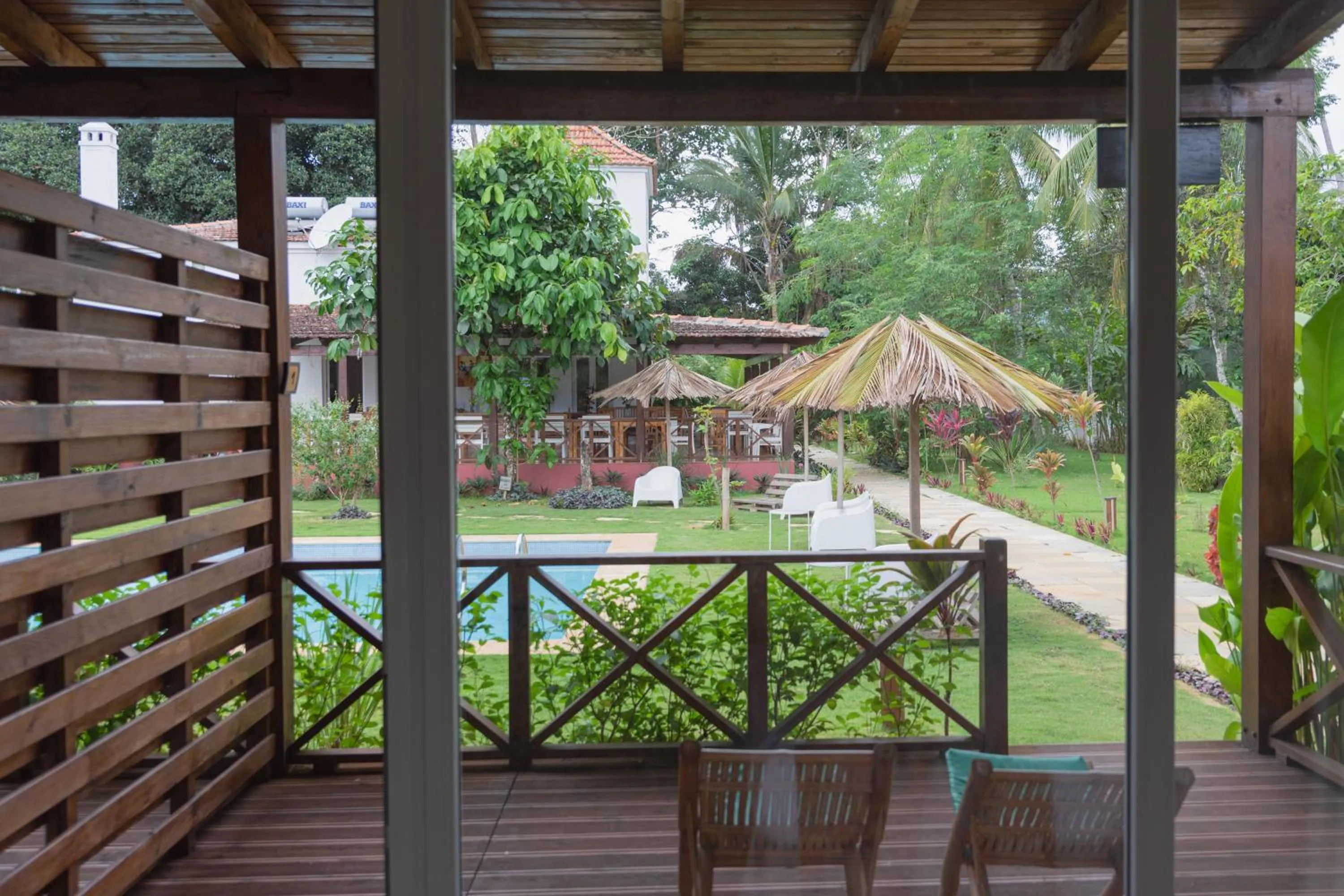 Balcony/Terrace in Roça Santo António Ecolodge