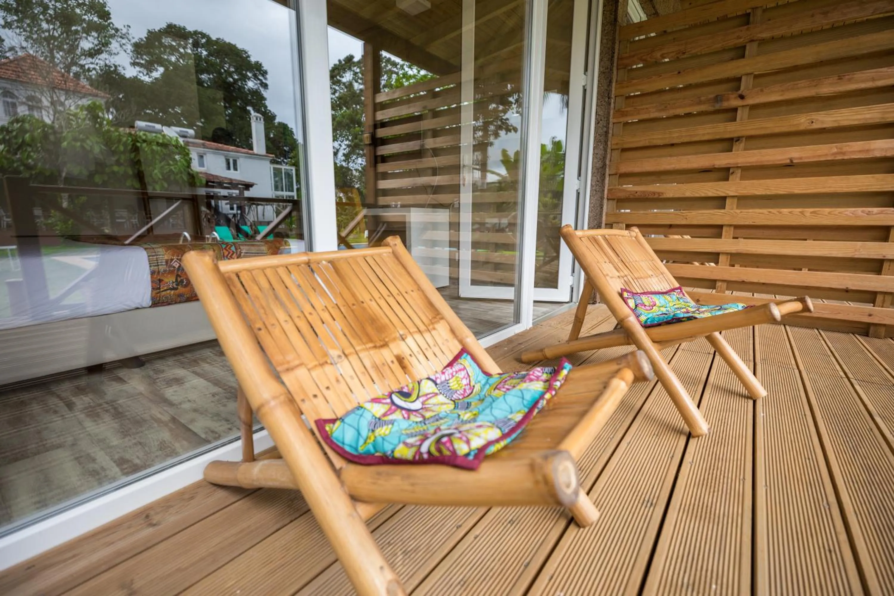 Balcony/Terrace in Roça Santo António Ecolodge