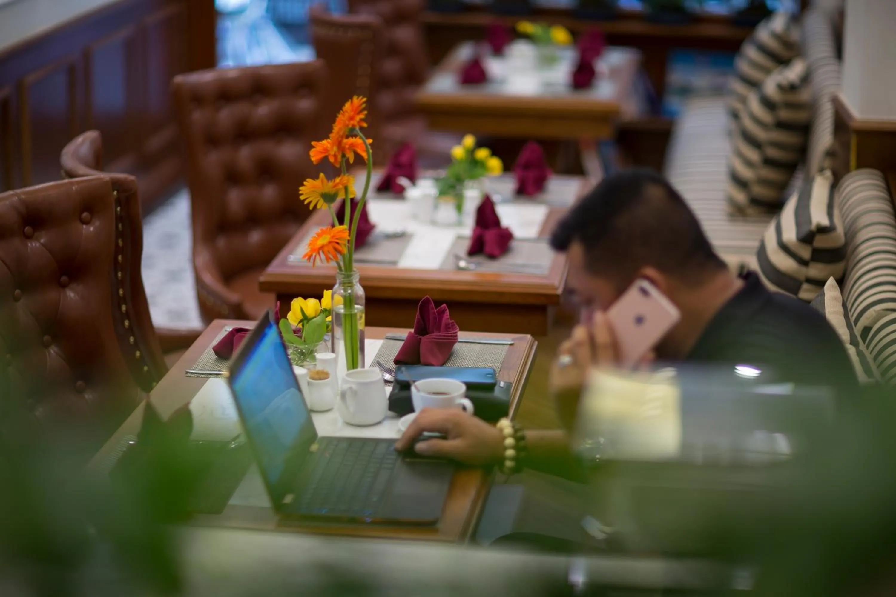 People in Hanoi Amber Hotel