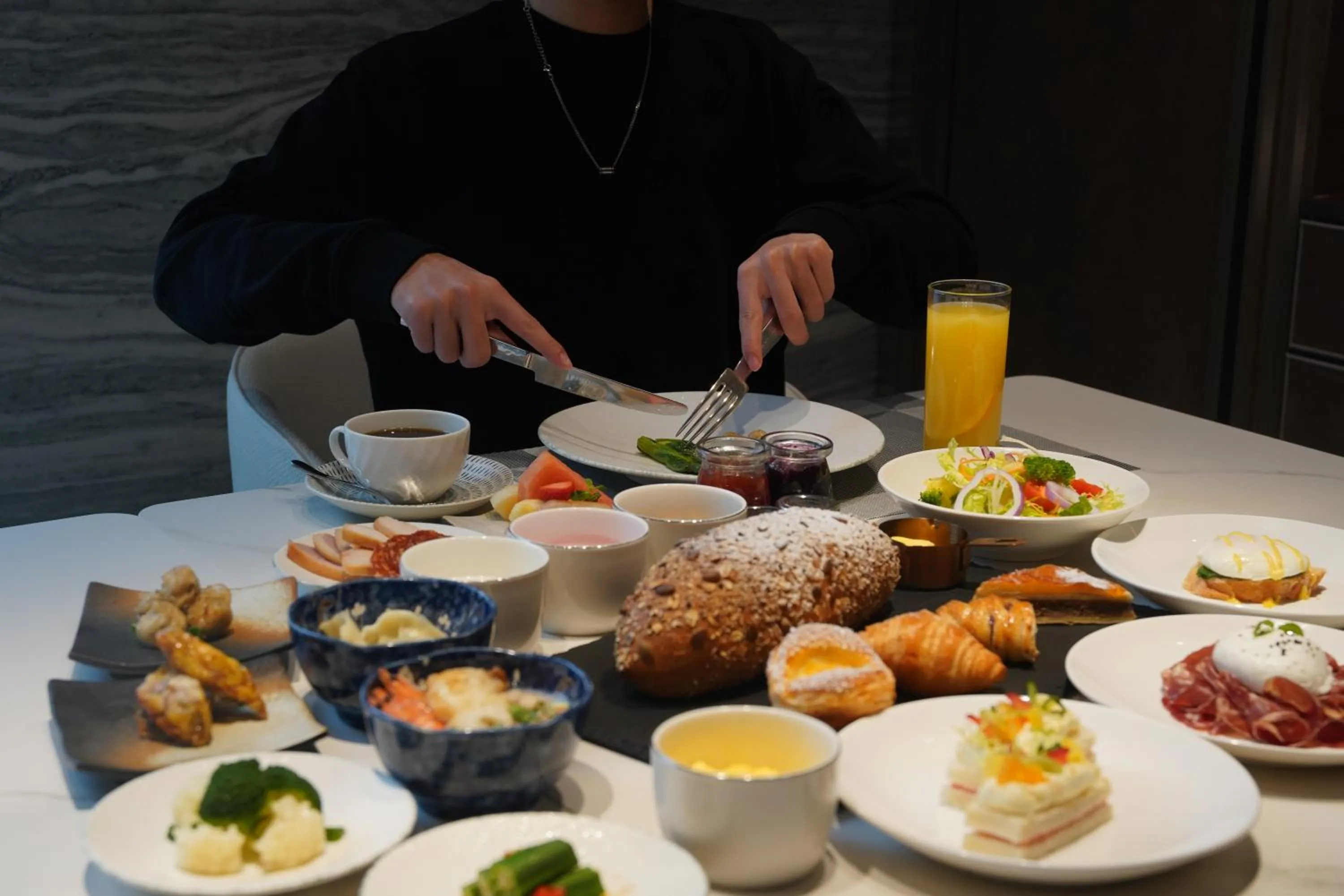Breakfast in Marco Polo Jin Jiang
