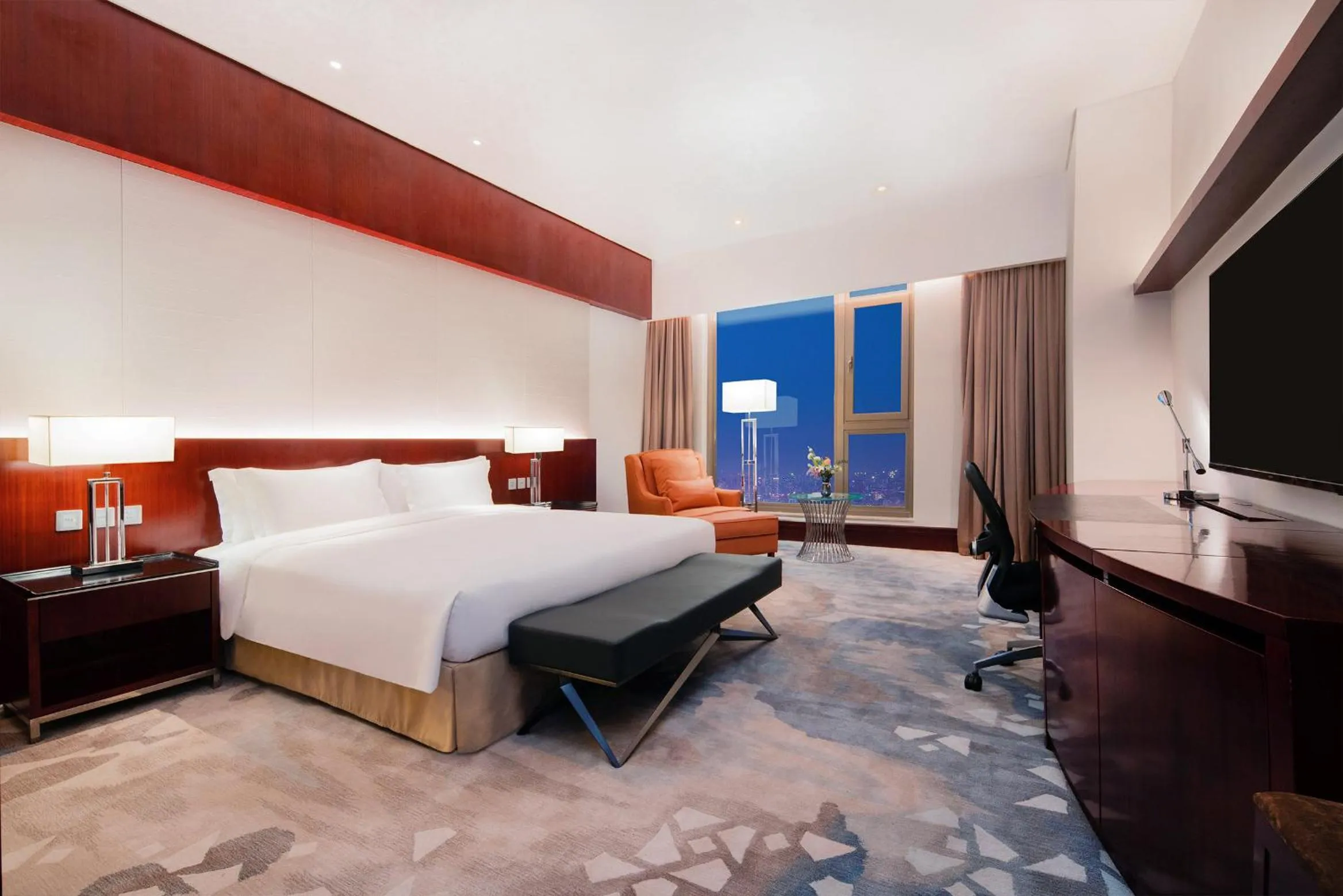 Bedroom, Bed in Marco Polo Jin Jiang