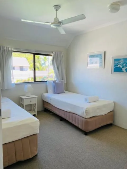 Bed in Nautilus Noosa Resort