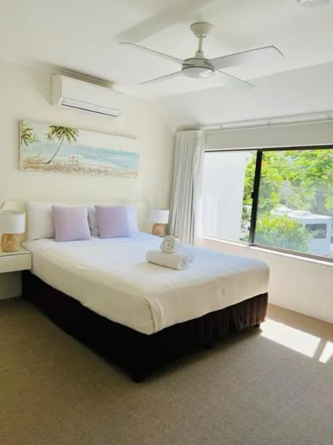 Bed in Nautilus Noosa Resort