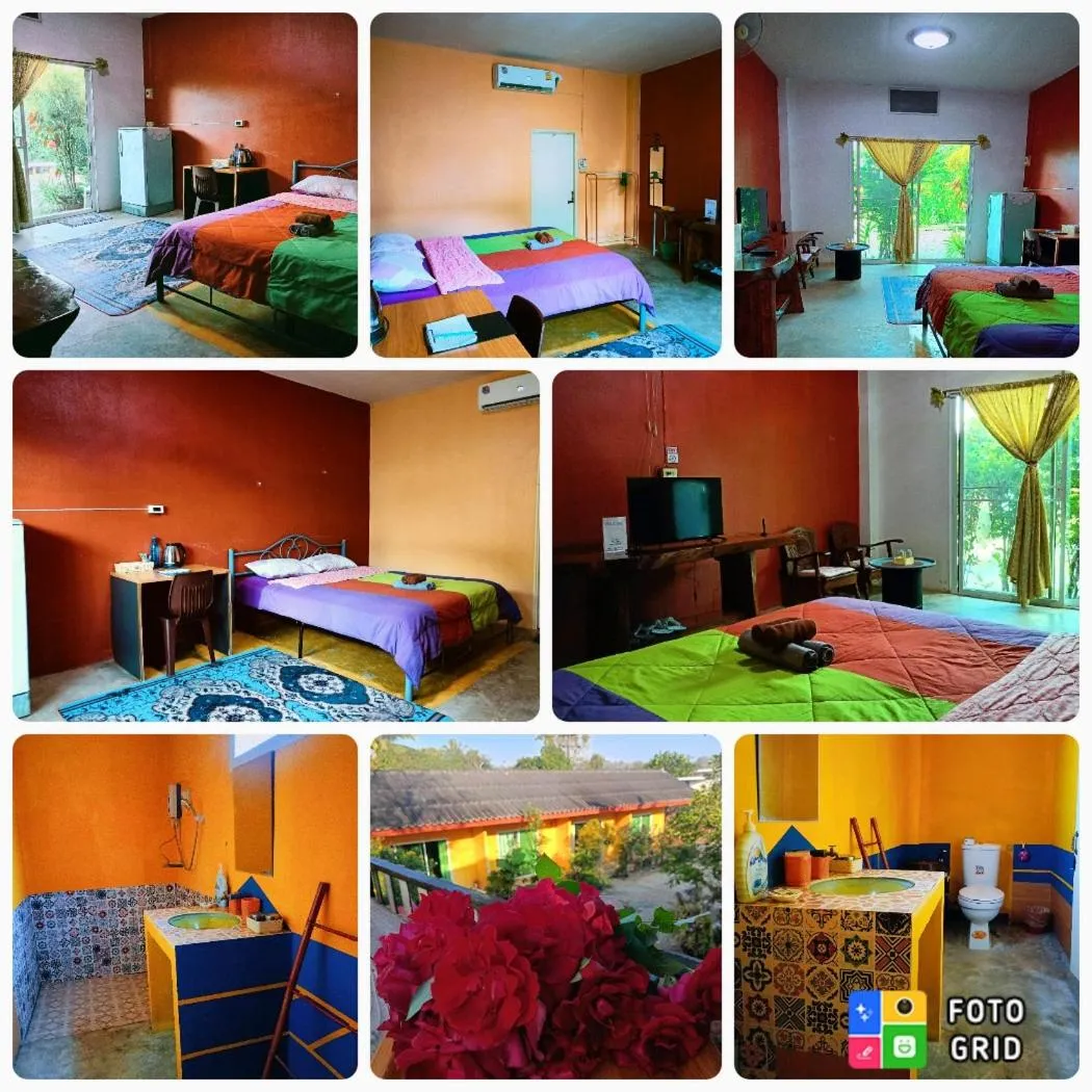 Bed in Six Nature Resort