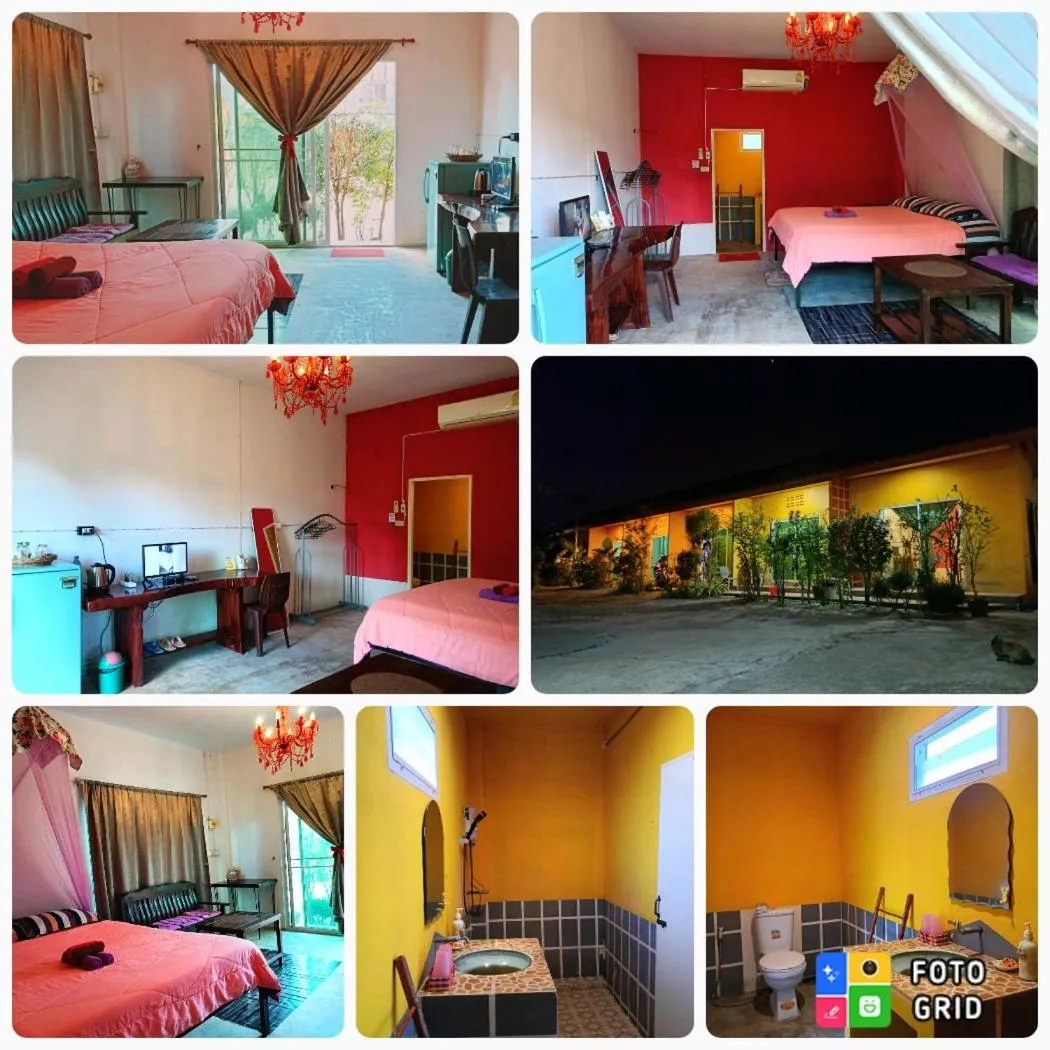 Bed in Six Nature Resort